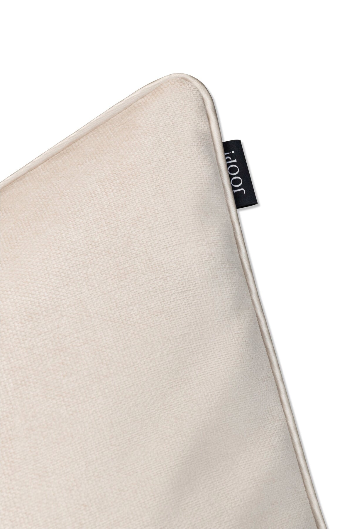 JOOP! FABRICS COLLECTION CHENILLO Polsterkissen mit Vliesfüllung 60x60 cm, Natur
