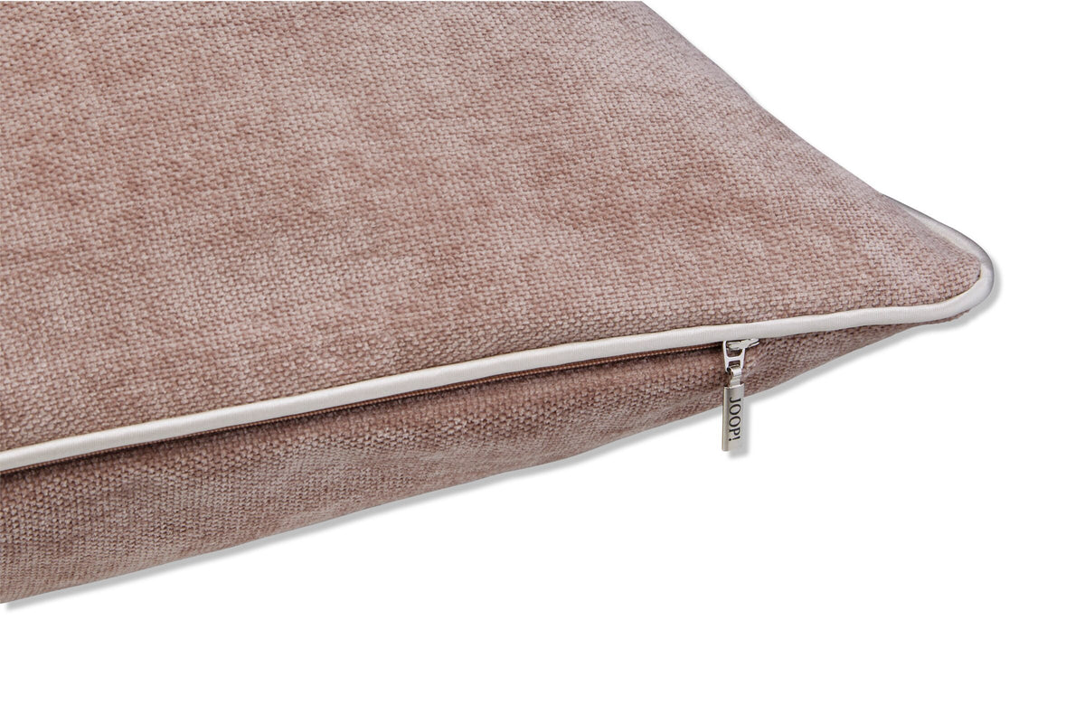 JOOP! FABRICS COLLECTION CHENILLO Polsterkissen mit Vliesfüllung 40x60 cm, Nude
