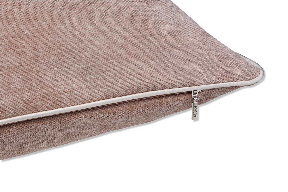 JOOP! FABRICS COLLECTION CHENILLO Polsterkissen mit Vliesfüllung 60x60 cm, Nude