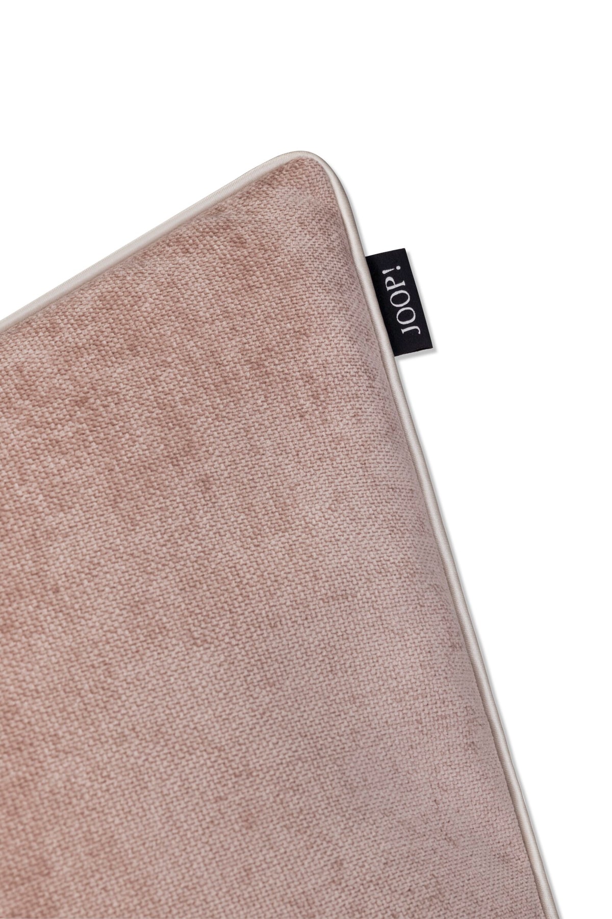 JOOP! FABRICS COLLECTION CHENILLO Polsterkissen mit Vliesfüllung 60x60 cm, Nude