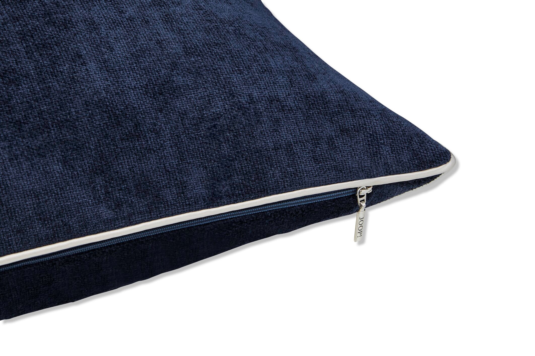 JOOP! FABRICS COLLECTION CHENILLO Polsterkissen mit Vließfüllung 40x60 cm, Marine