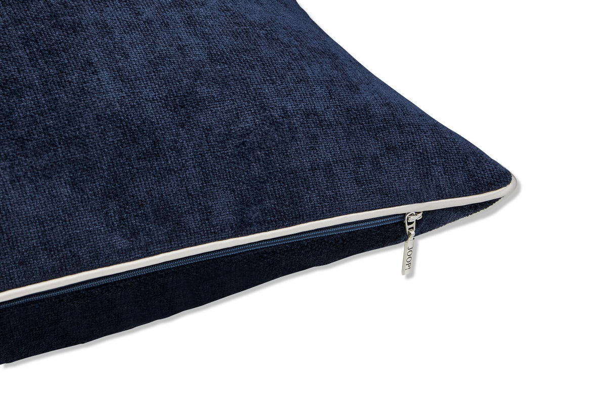 JOOP! FABRICS COLLECTION CHENILLO Polsterkissen mit Vliesfüllung 40x60 cm, Marine