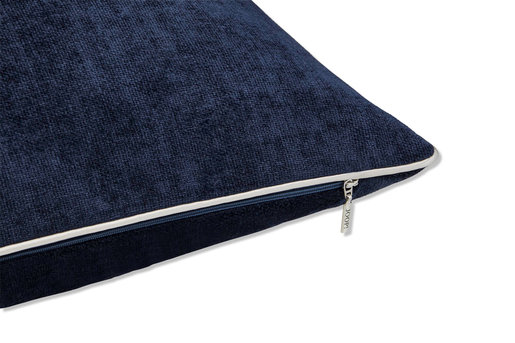 JOOP! FABRICS COLLECTION CHENILLO Polsterkissen mit Vließfüllung 60x60 cm, Marine