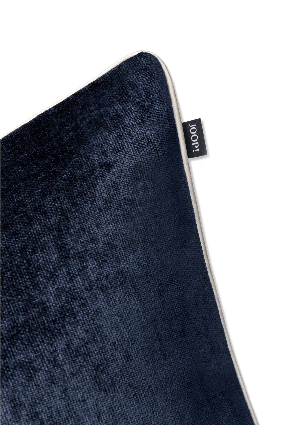 JOOP! FABRICS COLLECTION CHENILLO Polsterkissen mit Vliesfüllung 60x60 cm, Marine