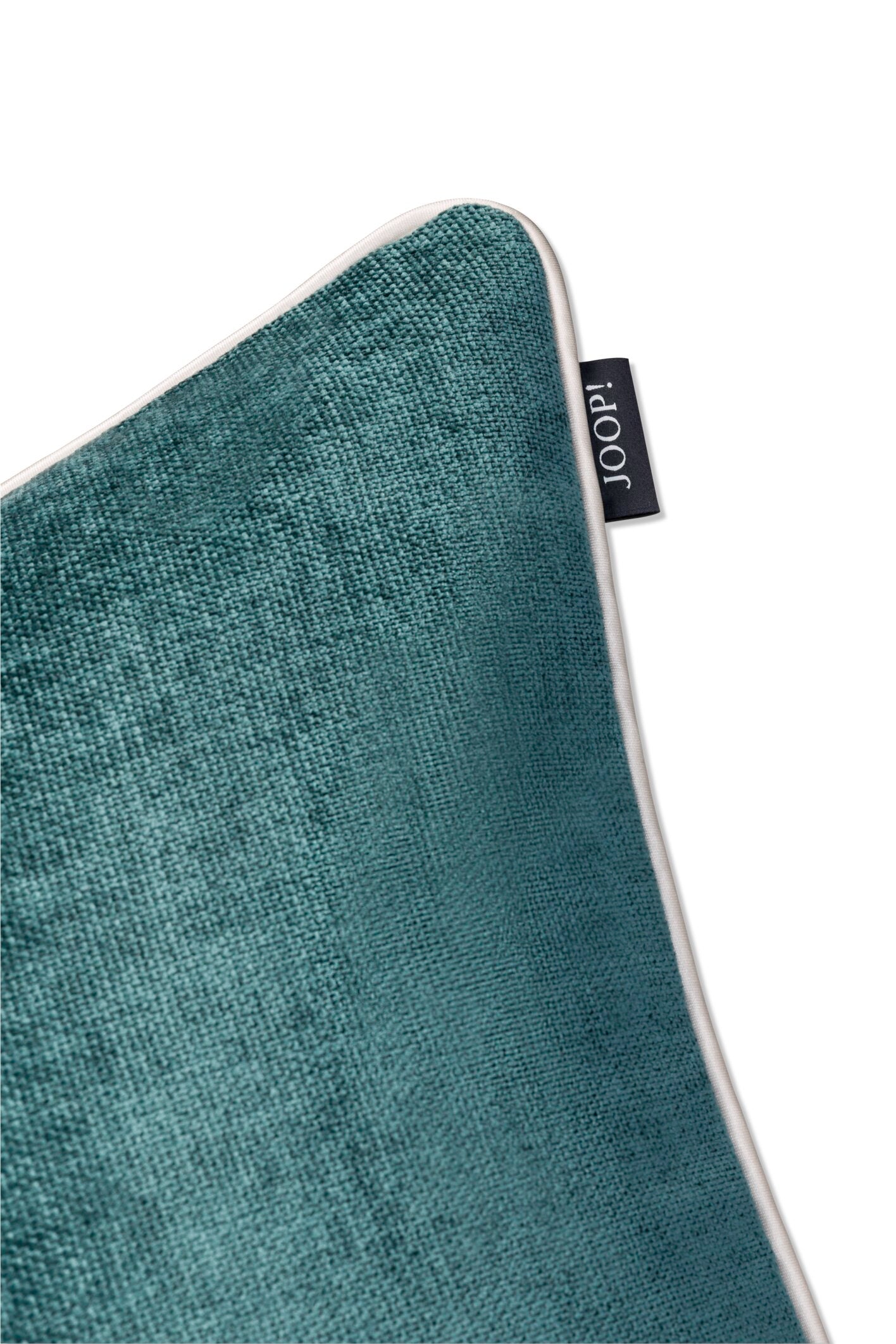 JOOP! FABRICS COLLECTION CHENILLO Polsterkissen mit Vließfüllung 60x60 cm, Petrol