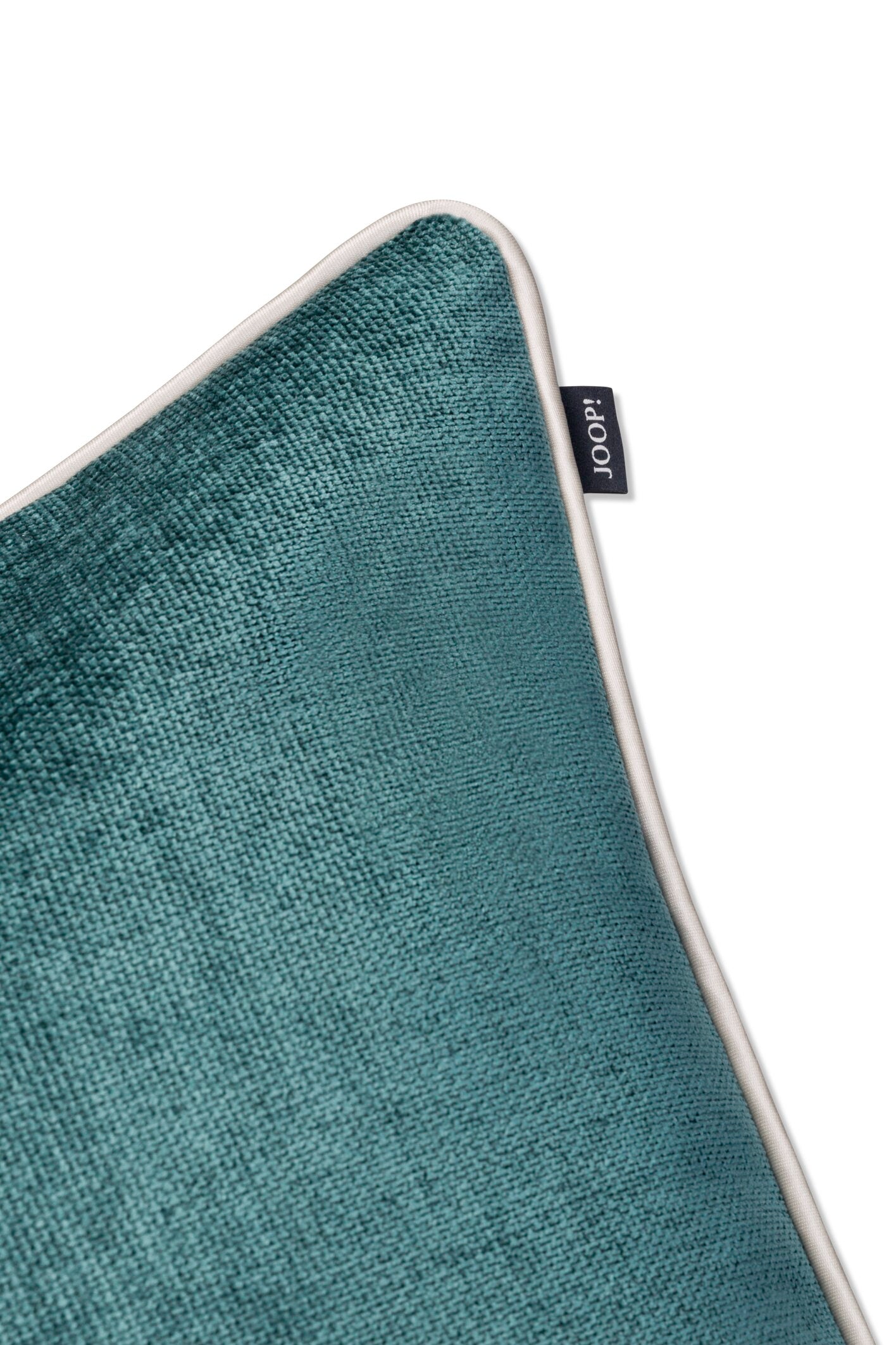 JOOP! FABRICS COLLECTION CHENILLO Polsterkissen mit Vließfüllung 40x60 cm, Petrol