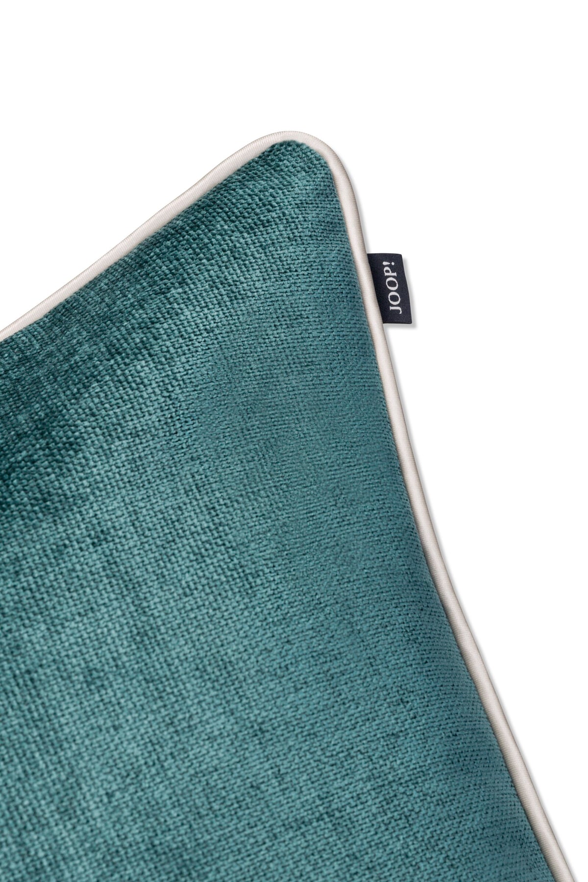 JOOP! FABRICS COLLECTION CHENILLO Polsterkissen mit Vliesfüllung 40x60 cm, Petrol