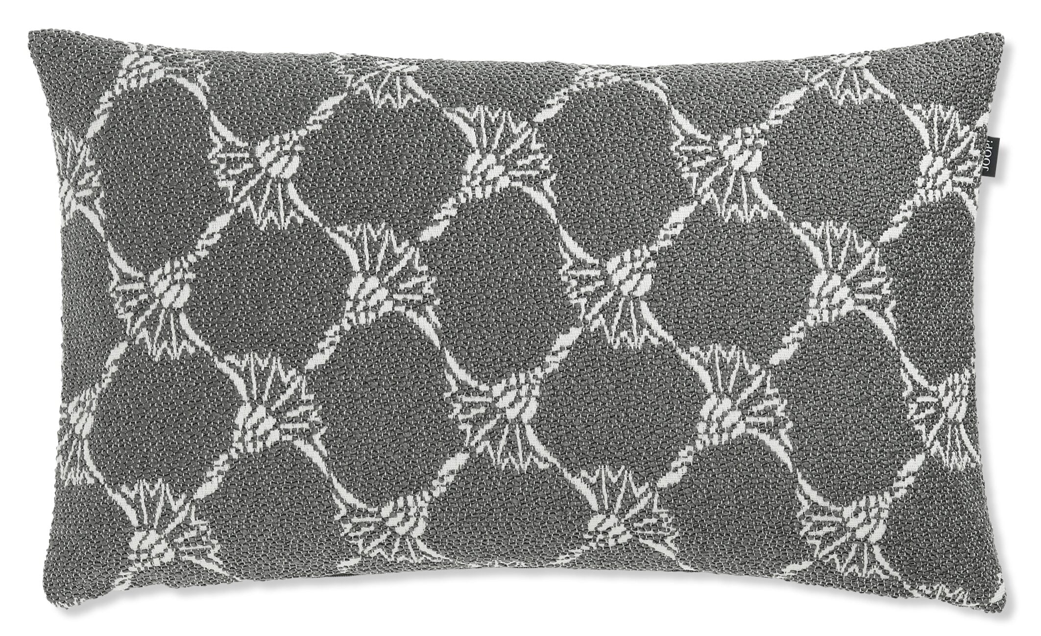 JOOP! FABRICS OUTDOOR CORNFLOWER Polsterkissen mit Vließfüllung 30x50 cm, Stein