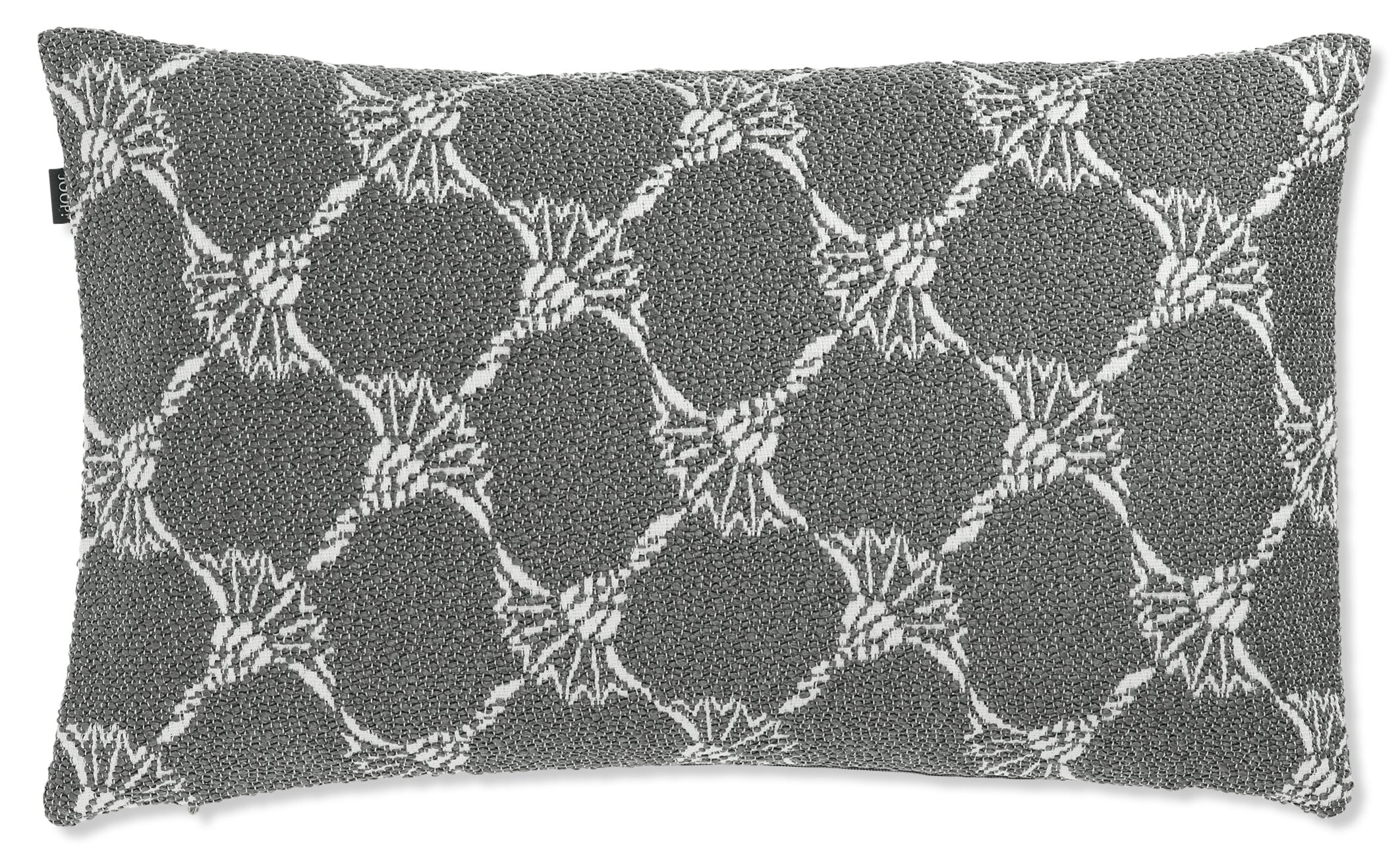 JOOP! FABRICS OUTDOOR CORNFLOWER Polsterkissen mit Vließfüllung 30x50 cm, Stein
