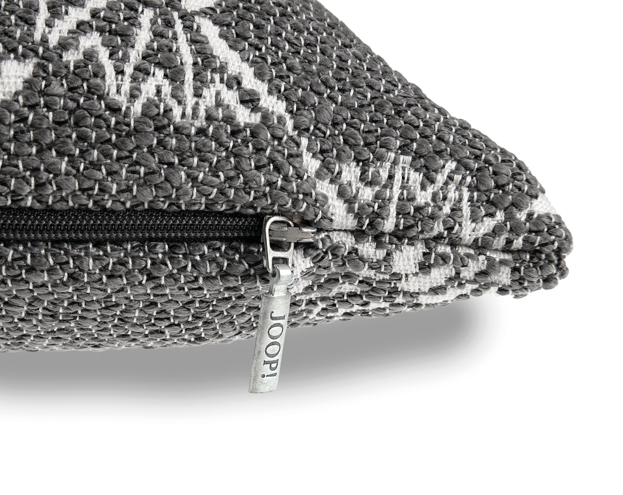 JOOP! FABRICS OUTDOOR CORNFLOWER Polsterkissen mit Vließfüllung 30x50 cm, Stein