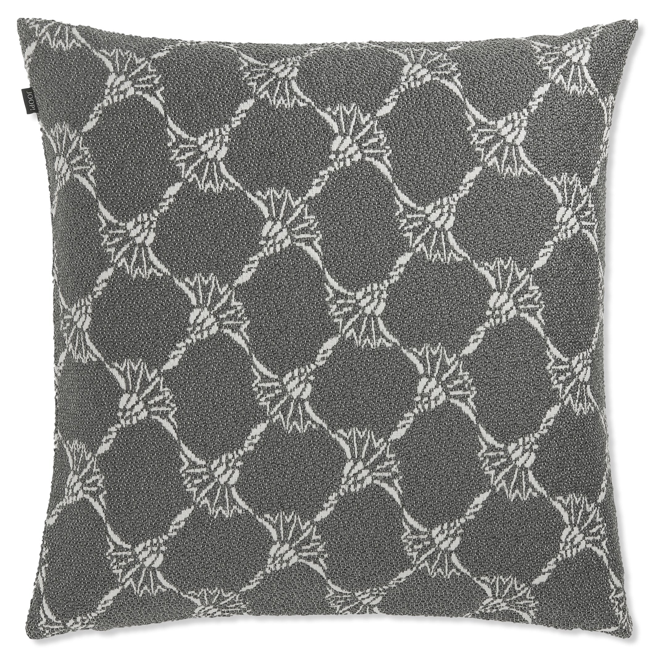 JOOP! FABRICS OUTDOOR CORNFLOWER Polsterkissen mit Vließfüllung 50x50 cm, Stein