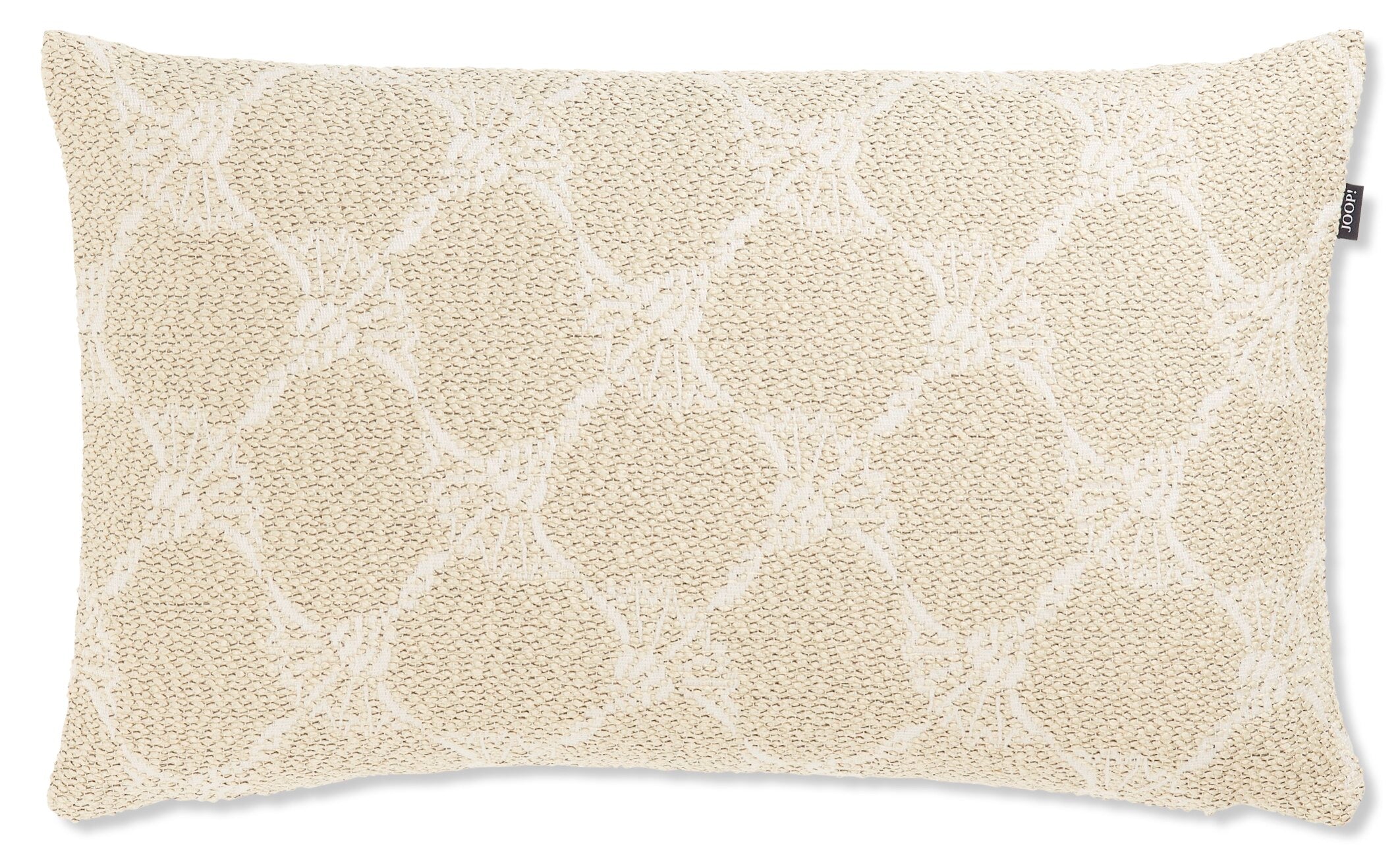 JOOP! FABRICS OUTDOOR CORNFLOWER Polsterkissen mit Vließfüllung 30x50 cm, Natur