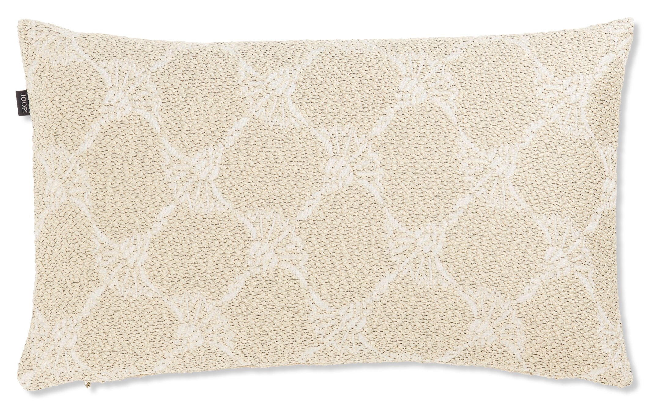 JOOP! FABRICS OUTDOOR CORNFLOWER Polsterkissen mit Vließfüllung 30x50 cm, Natur