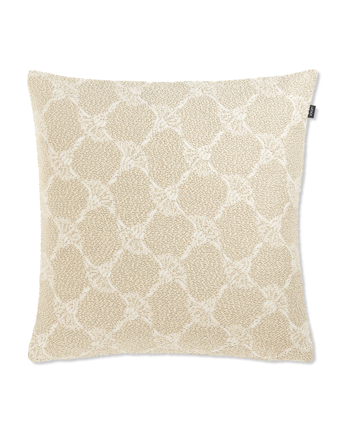 JOOP! FABRICS OUTDOOR CORNFLOWER Polsterkissen mit Vliesfüllung 50x50 cm, Natur