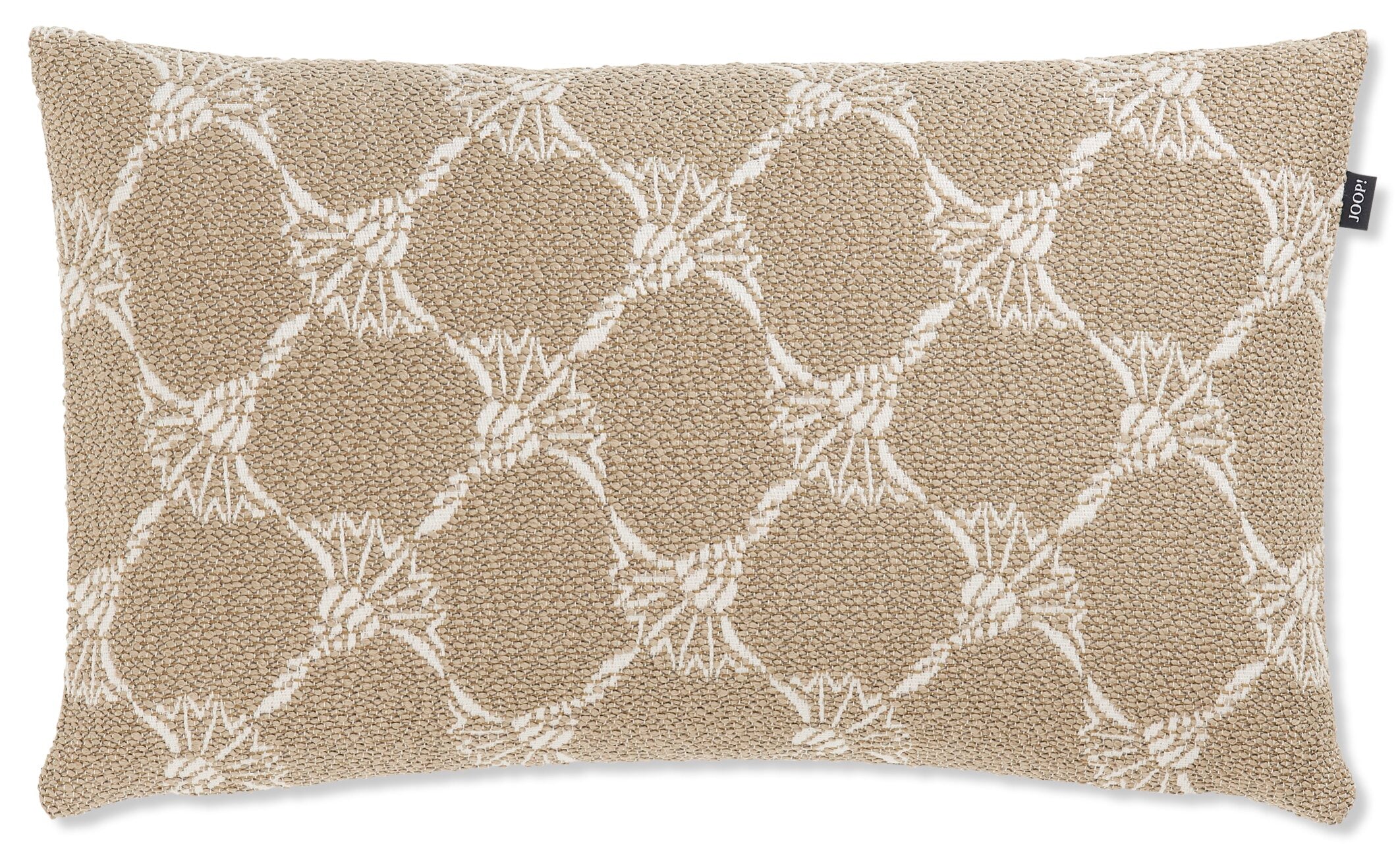 JOOP! FABRICS OUTDOOR CORNFLOWER Polsterkissen mit Vließfüllung 30x50 cm, Sand