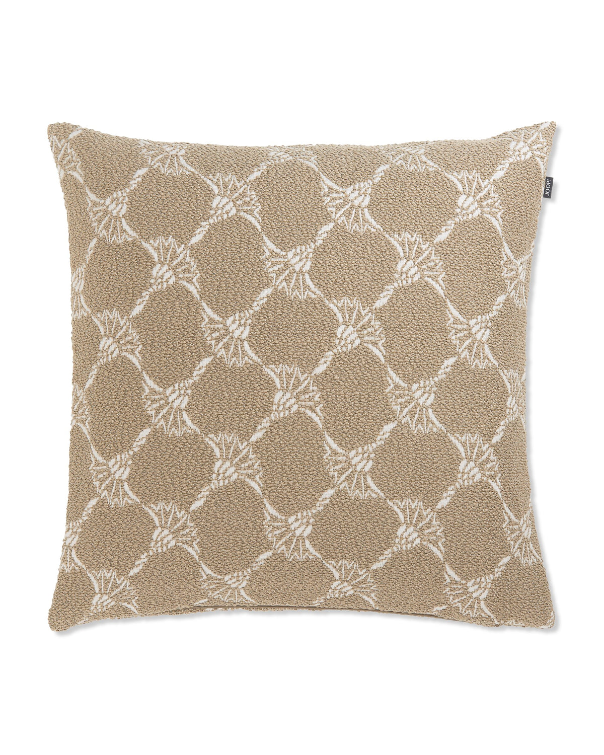 JOOP! FABRICS OUTDOOR CORNFLOWER Polsterkissen mit Vliesfüllung 50x50 cm, Sand