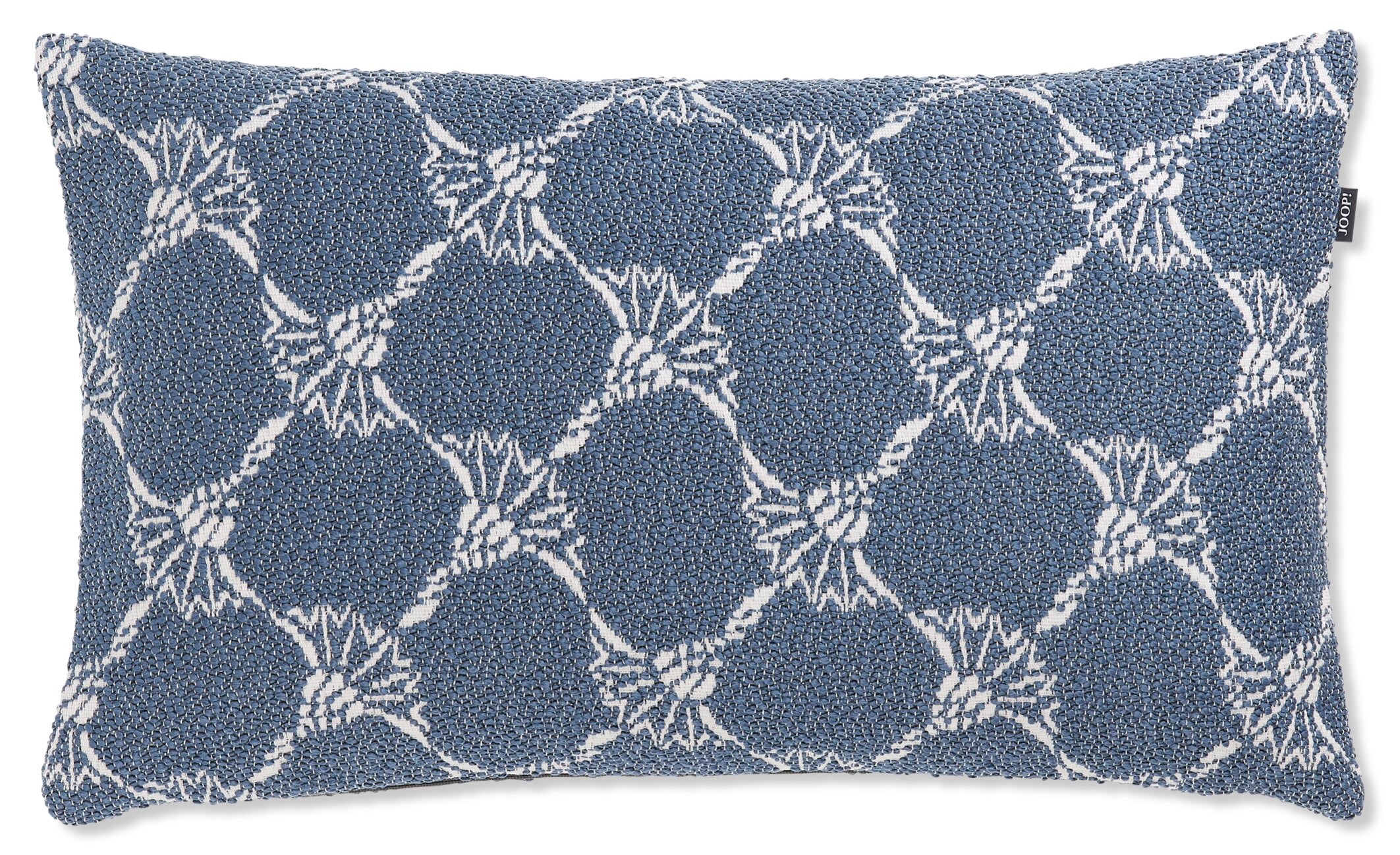 JOOP! FABRICS OUTDOOR CORNFLOWER Polsterkissen mit Vließfüllung 30x50 cm, Navy