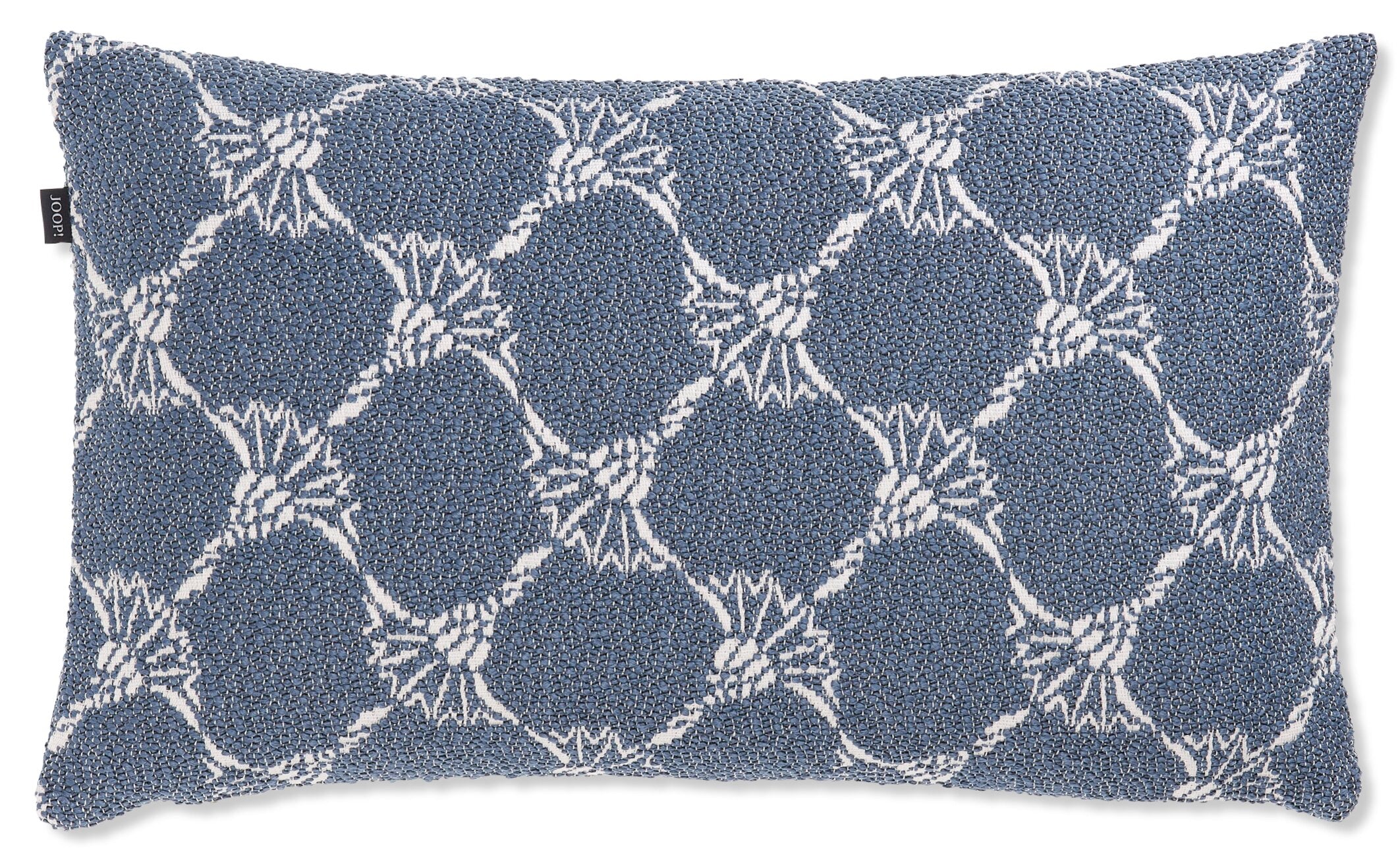 JOOP! FABRICS OUTDOOR CORNFLOWER Polsterkissen mit Vließfüllung 30x50 cm, Navy