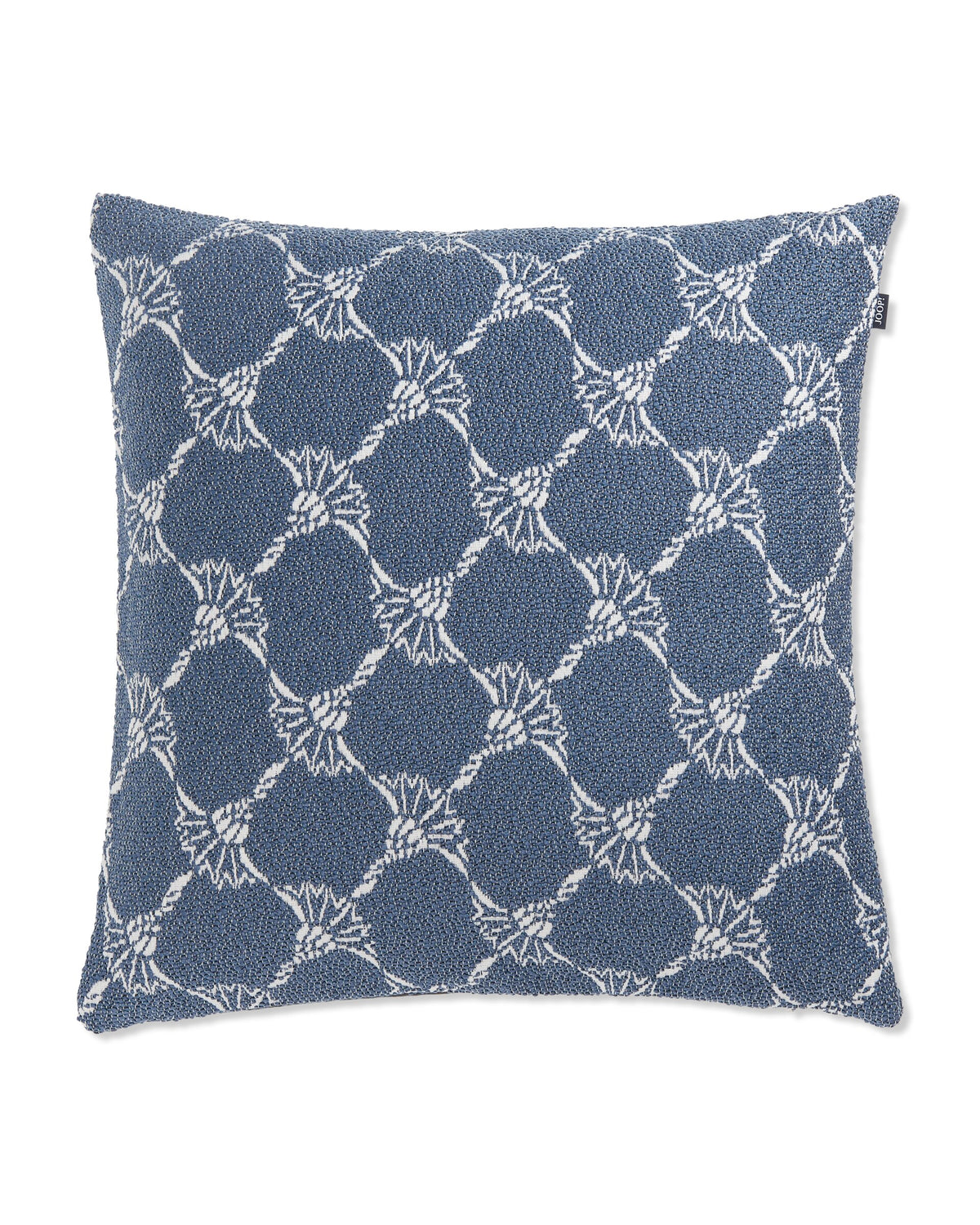 JOOP! FABRICS OUTDOOR CORNFLOWER Polsterkissen mit Vliesfüllung 50x50 cm, Navy