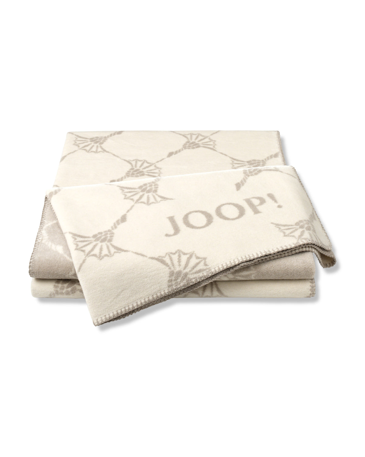 JOOP! FABRICS COLLECTION Wohndecke CORNFLOWER, 150x200 cm, Ecru-Feder