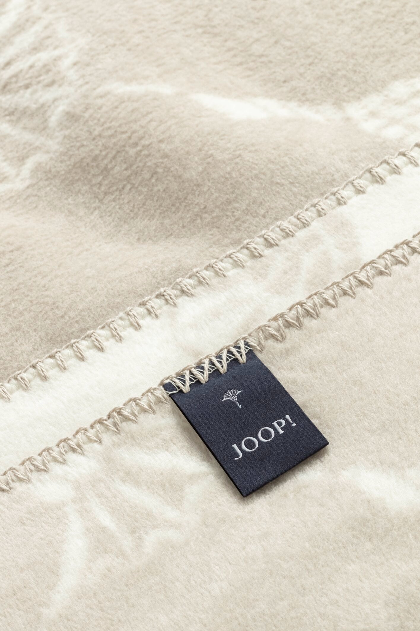 JOOP! FABRICS COLLECTION Wohndecke CORNFLOWER, 150x200 cm, Ecru-Feder