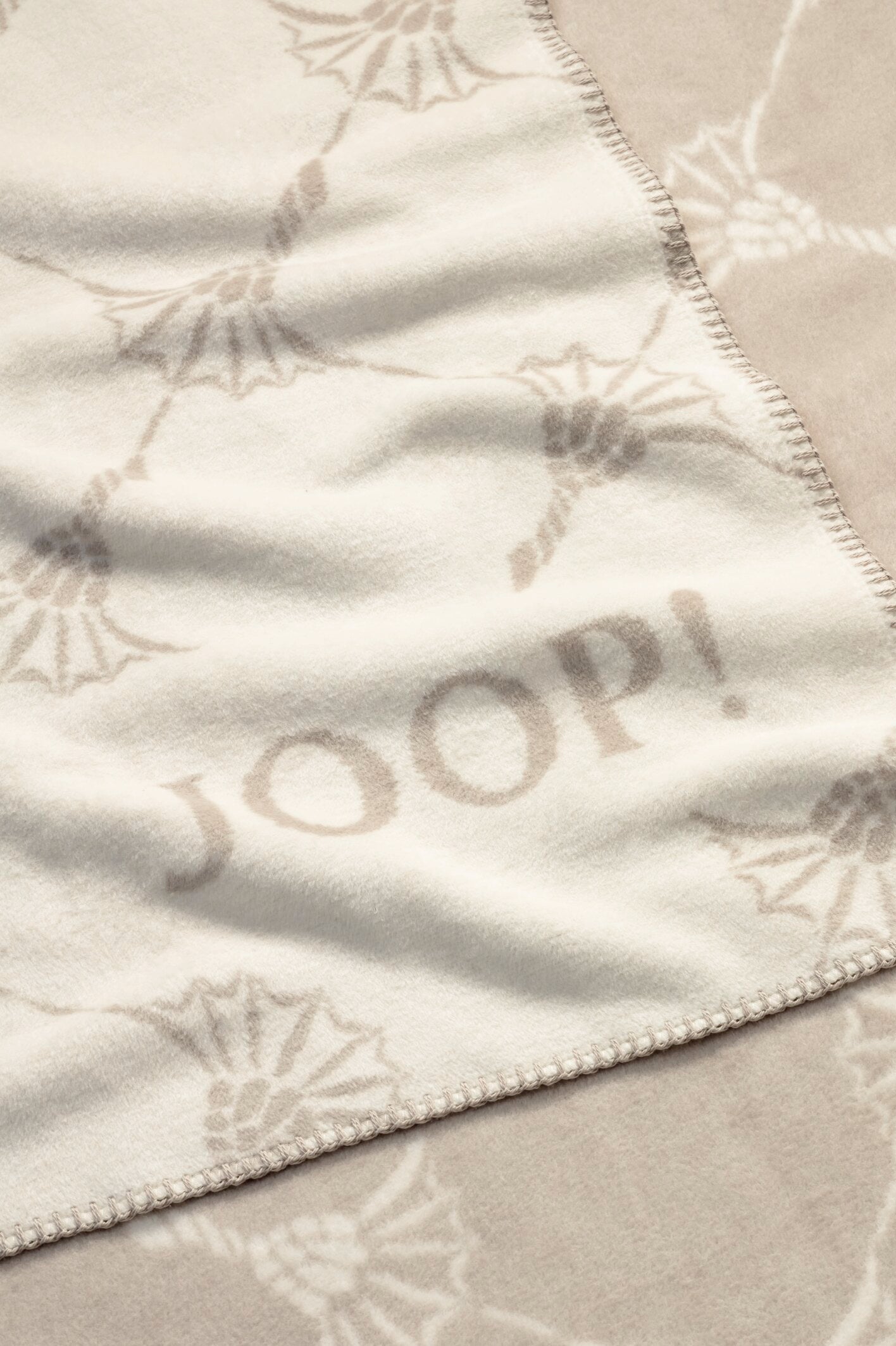 JOOP! FABRICS COLLECTION Wohndecke CORNFLOWER, 150x200 cm, Ecru-Feder