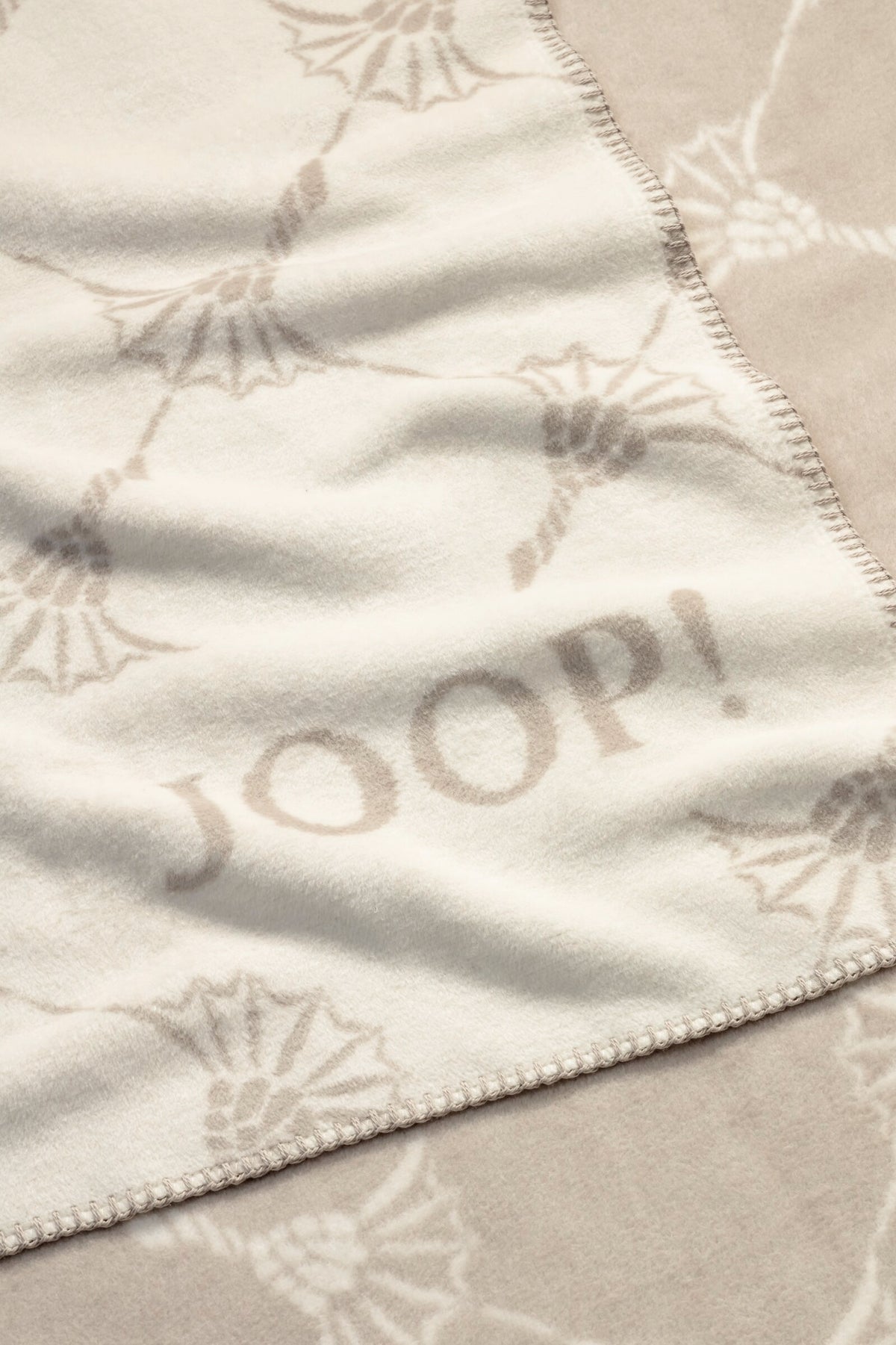 JOOP! FABRICS COLLECTION Wohndecke CORNFLOWER, 150x200 cm, Ecru-Feder