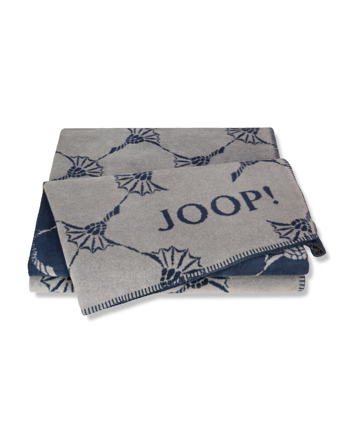 JOOP! FABRICS COLLECTION Wohndecke CORNFLOWER, 150x200 cm, Graphit-Marine