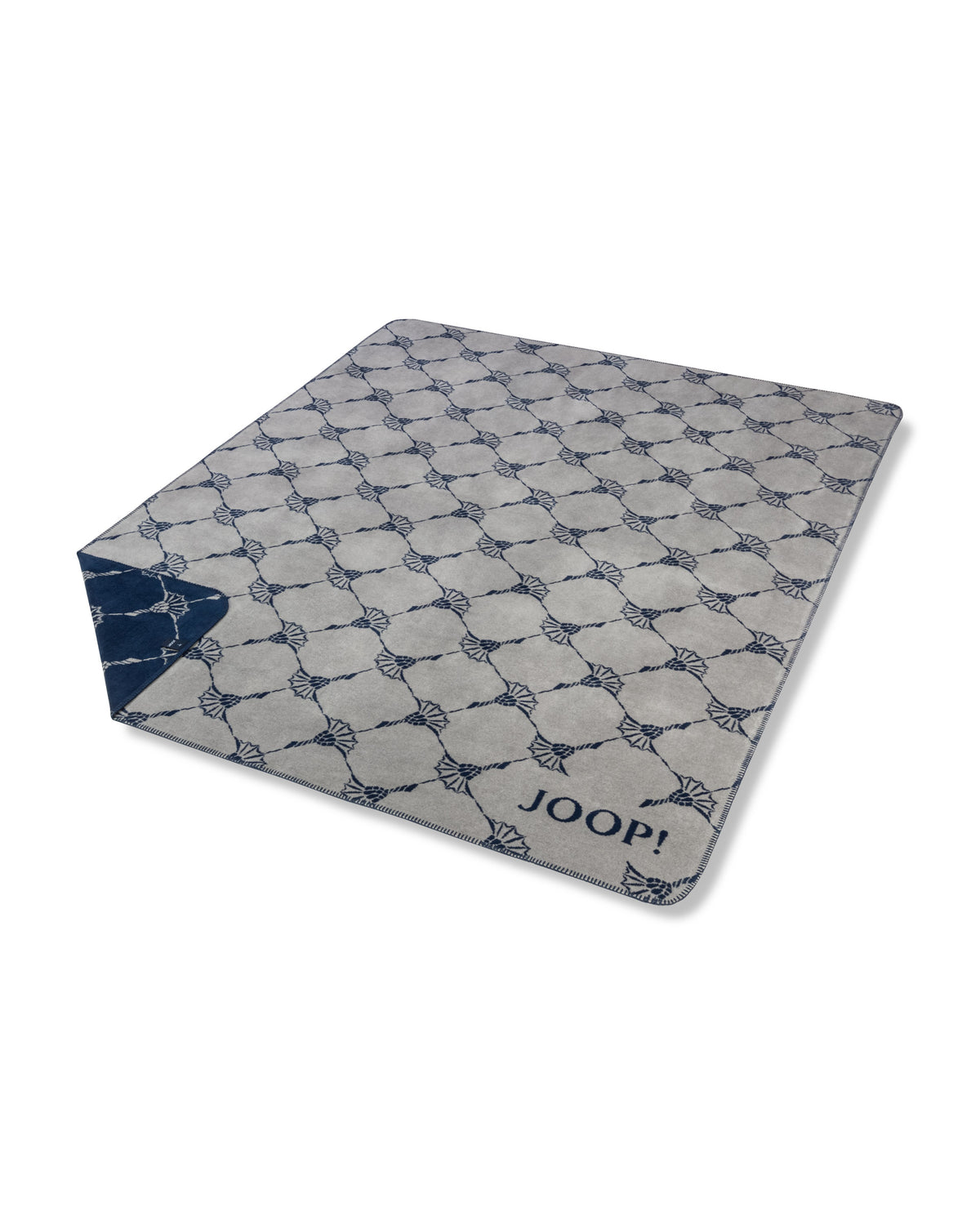 JOOP! FABRICS COLLECTION Wohndecke CORNFLOWER, 150x200 cm, Graphit-Marine