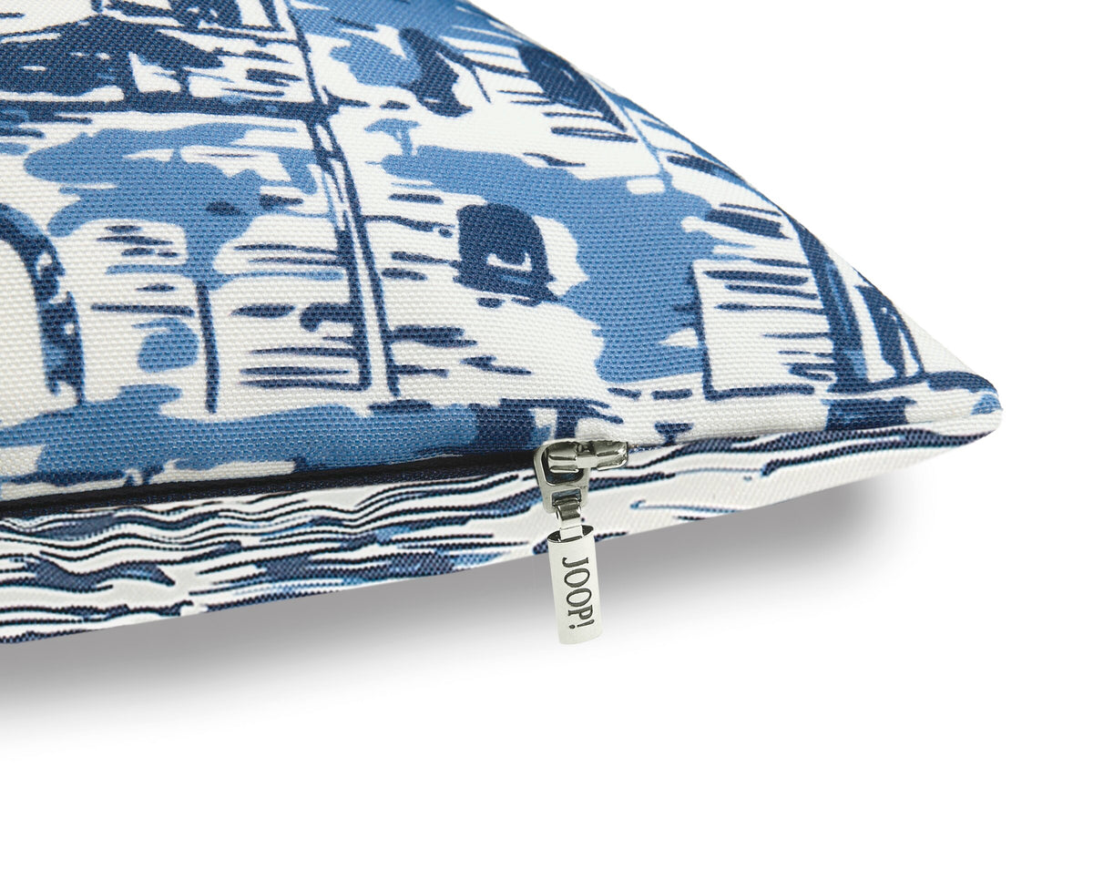 JOOP! FABRICS OUTDOOR DESTINATION Polsterkissen mit Vliesfüllung 40x40 cm, Navy