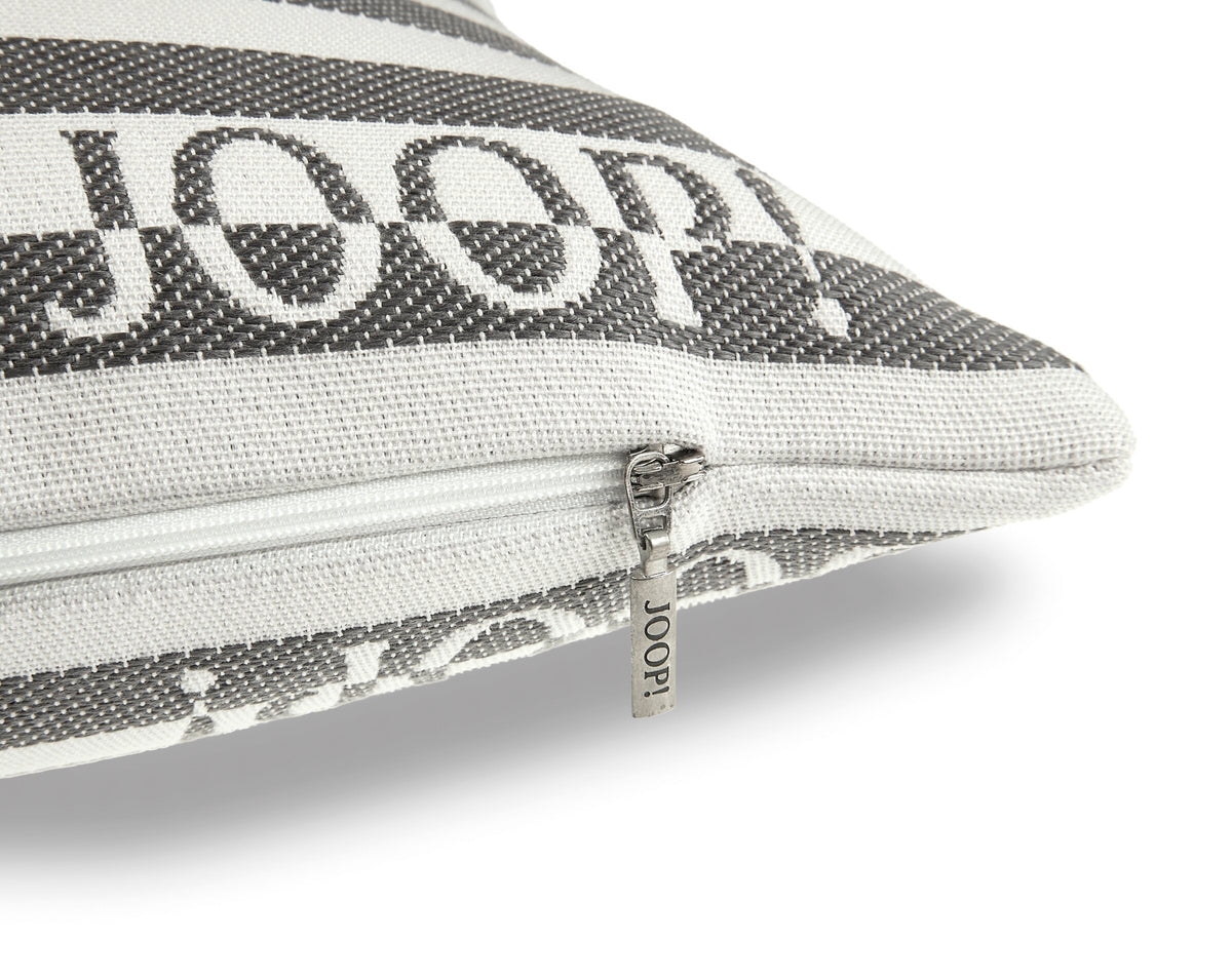JOOP! FABRICS OUTDOOR ESSENCE Polsterkissen mit Vliesfüllung 30x50 cm, Stein