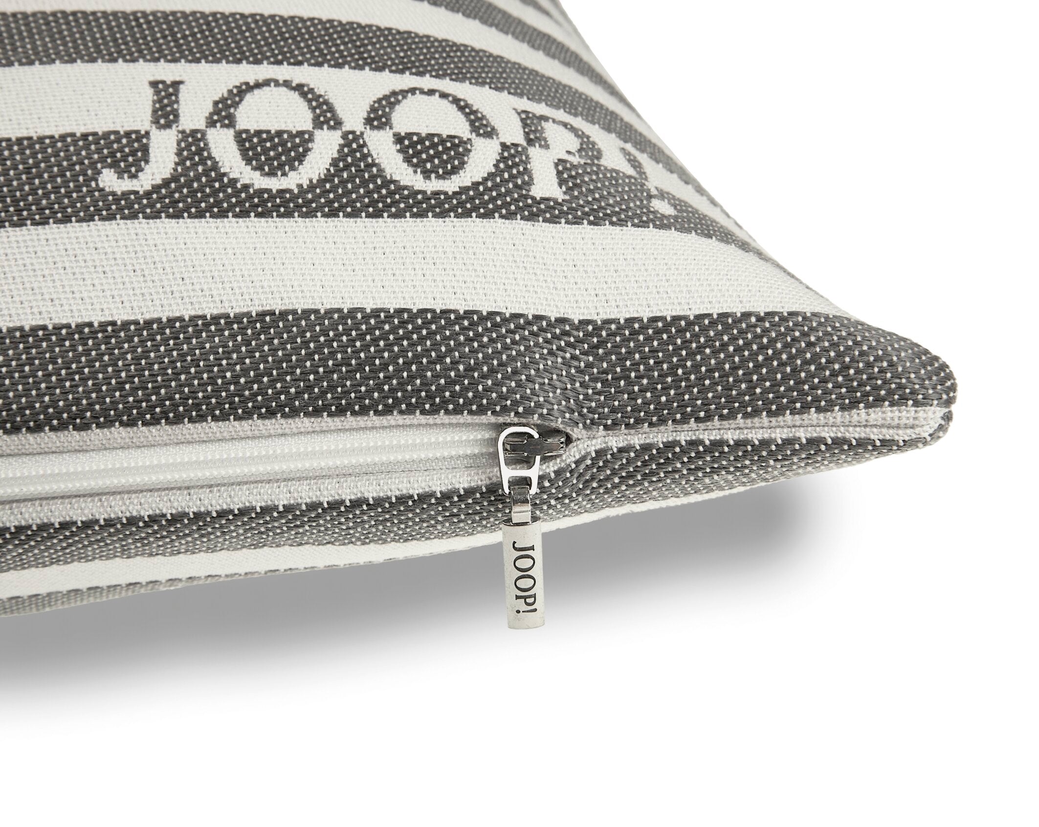 JOOP! FABRICS OUTDOOR ESSENCE Polsterkissen mit Vließfüllung 50x50 cm, Stein