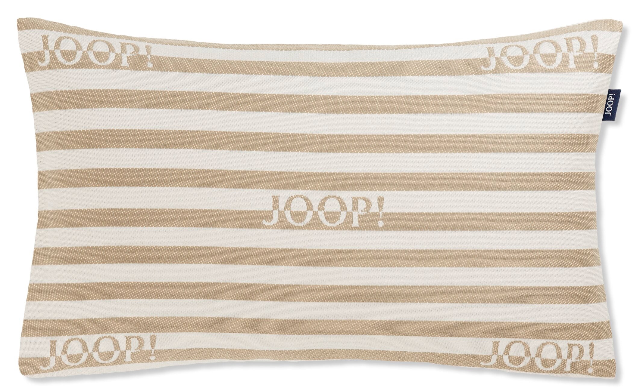 JOOP! FABRICS OUTDOOR ESSENCE Polsterkissen mit Vließfüllung 30x50 cm, Sand