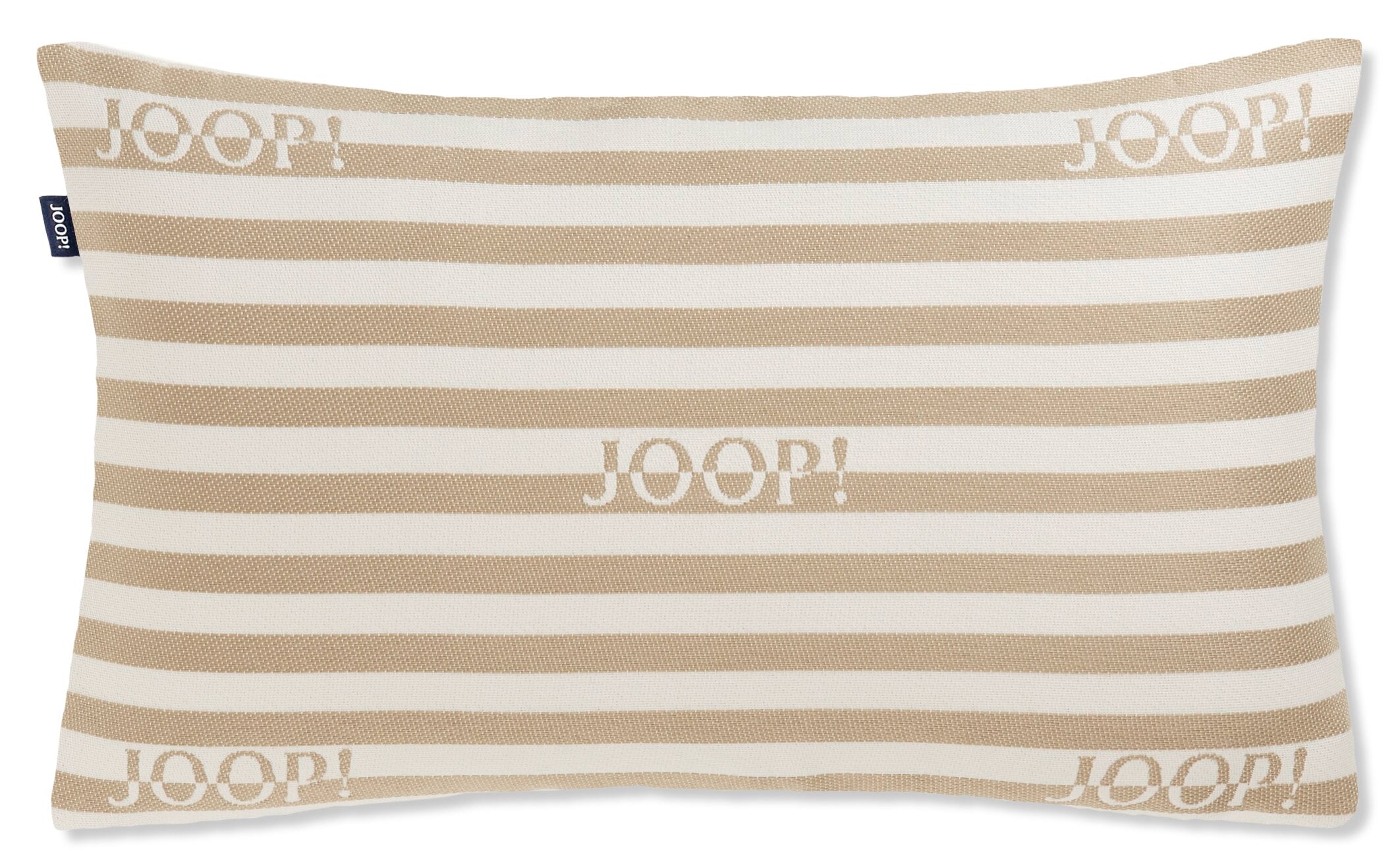 JOOP! FABRICS OUTDOOR ESSENCE Polsterkissen mit Vließfüllung 30x50 cm, Sand