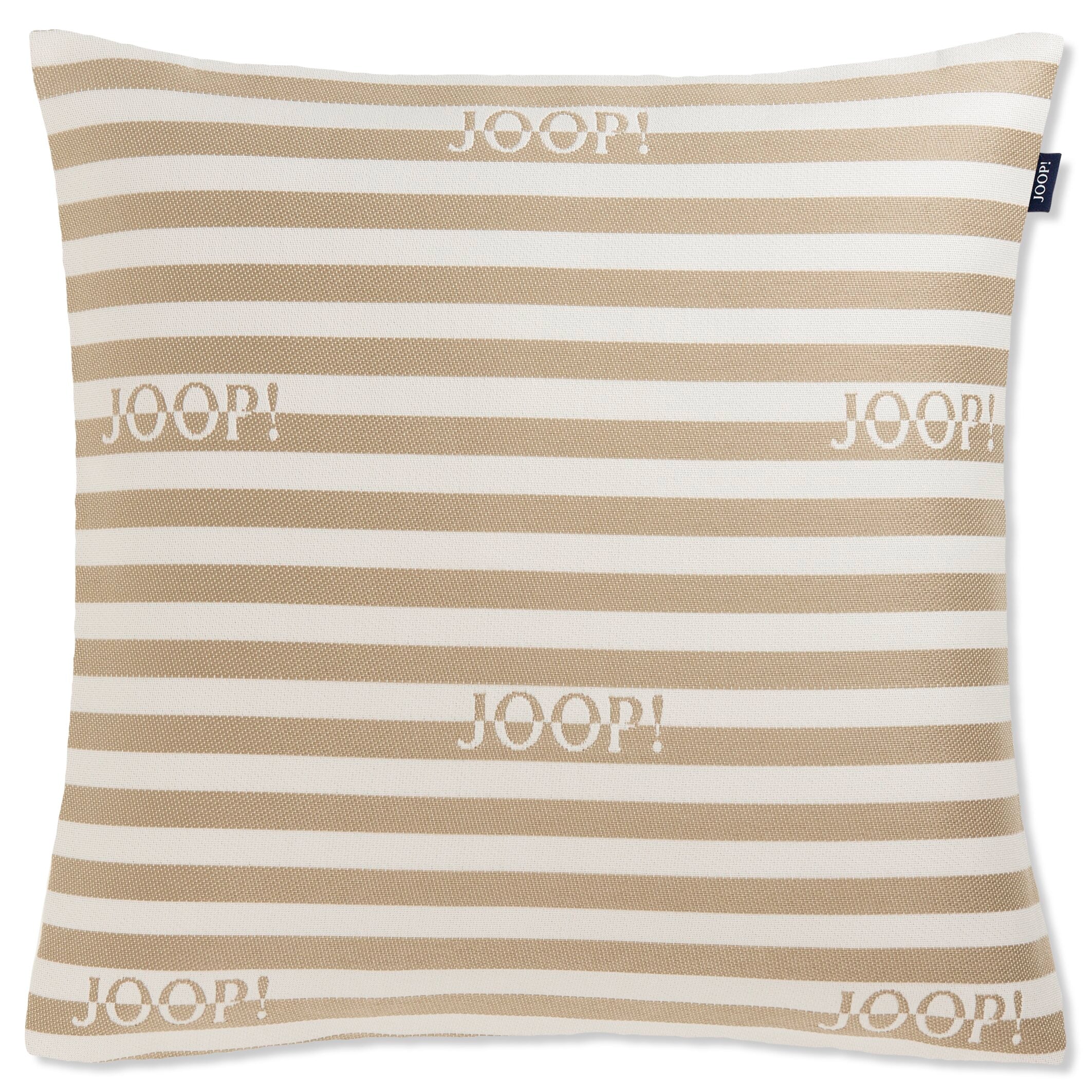 JOOP! FABRICS OUTDOOR ESSENCE Polsterkissen mit Vließfüllung 50x50 cm, Sand