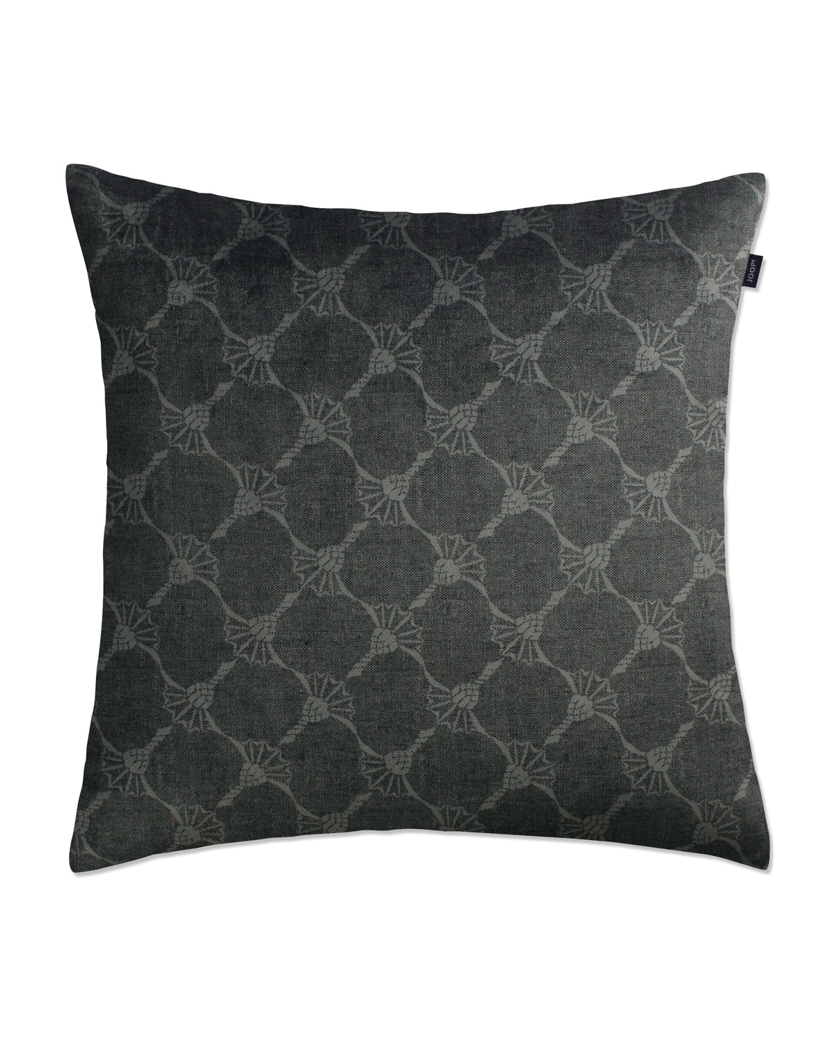 JOOP! FABRICS COLLECTION GRACE Polsterkissen mit Vliesfüllung 50x50 cm, Anthrazit