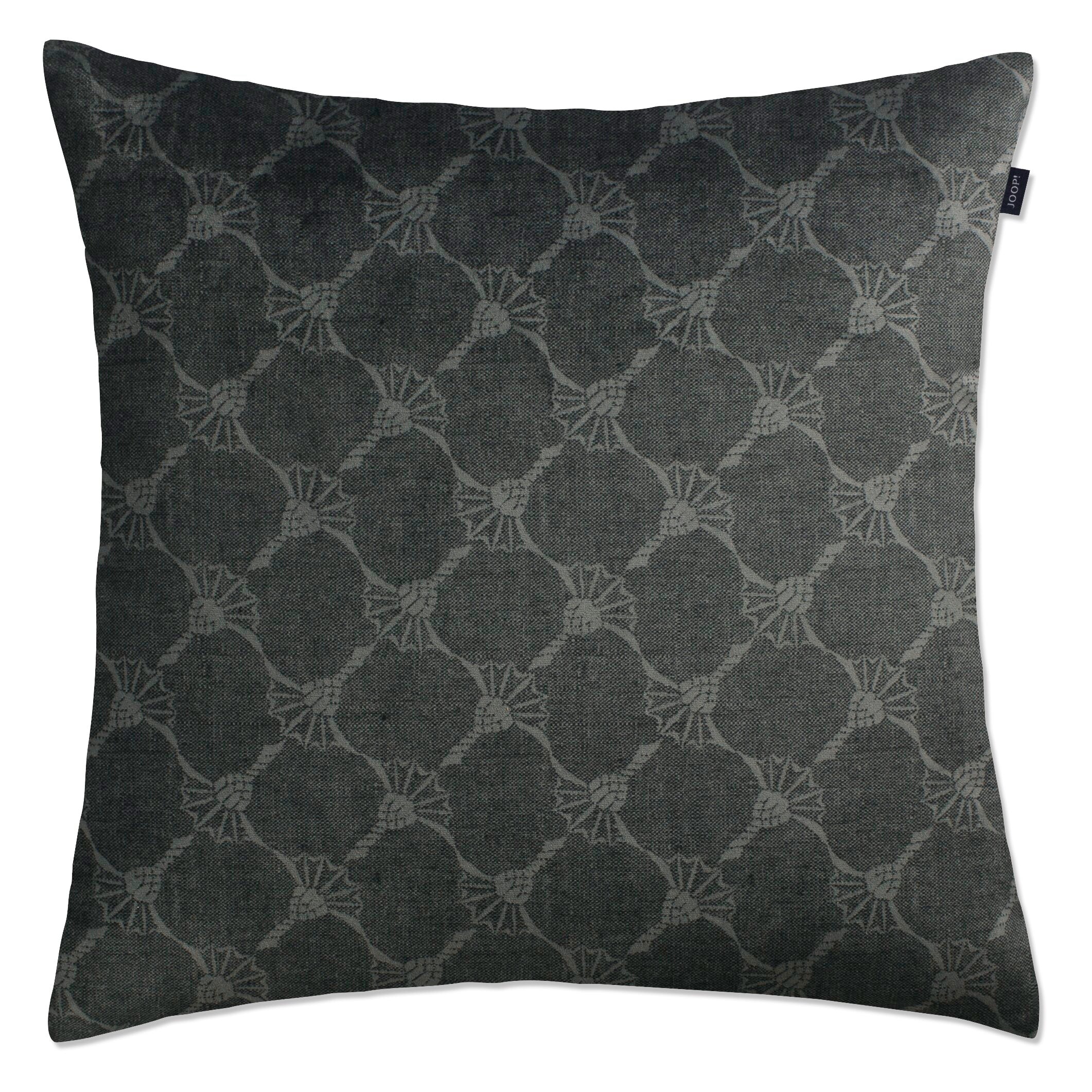 JOOP! FABRICS COLLECTION GRACE Polsterkissen mit Vließfüllung 50x50 cm, Anthrazit