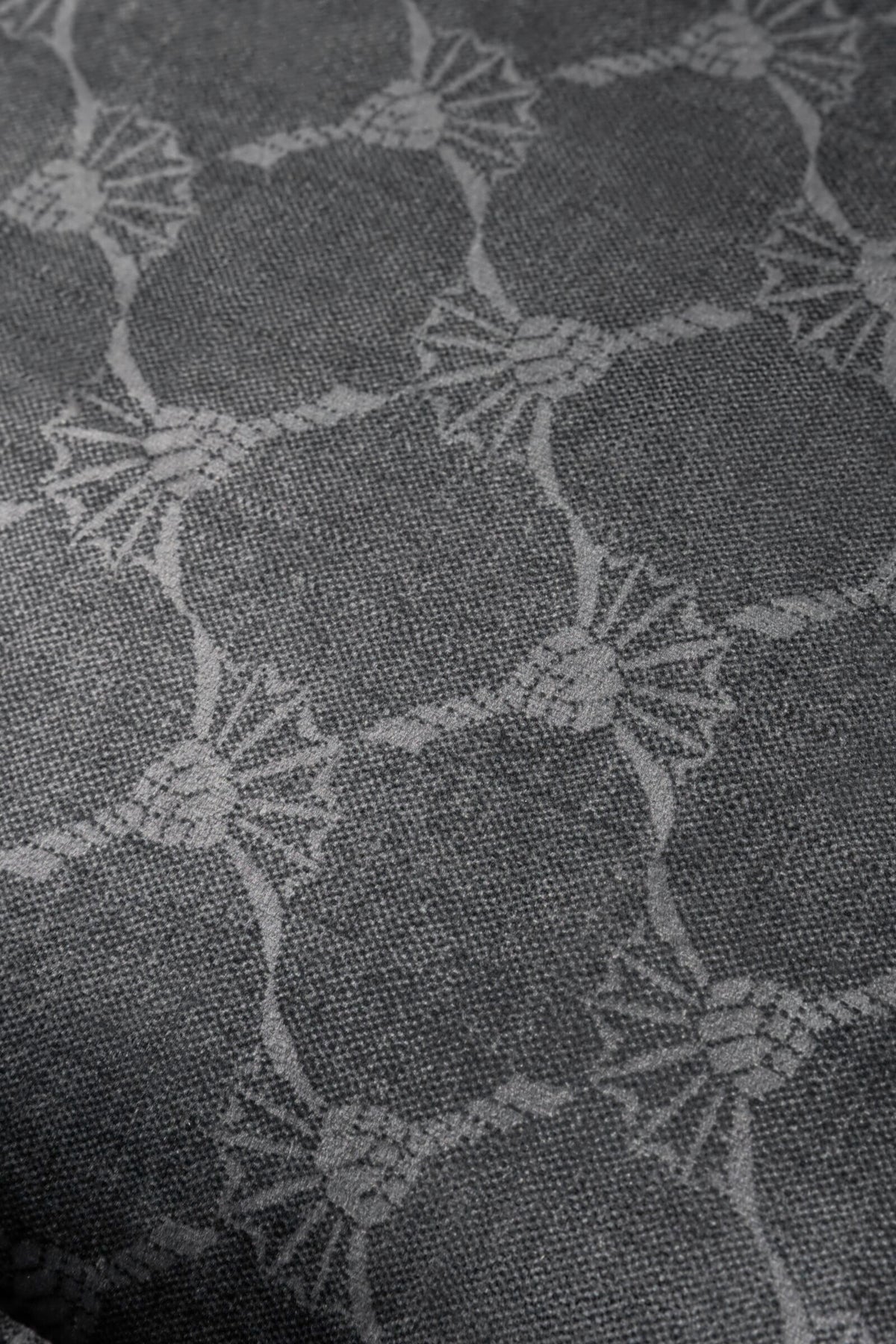 JOOP! FABRICS COLLECTION GRACE Polsterkissen mit Vliesfüllung 50x50 cm, Anthrazit