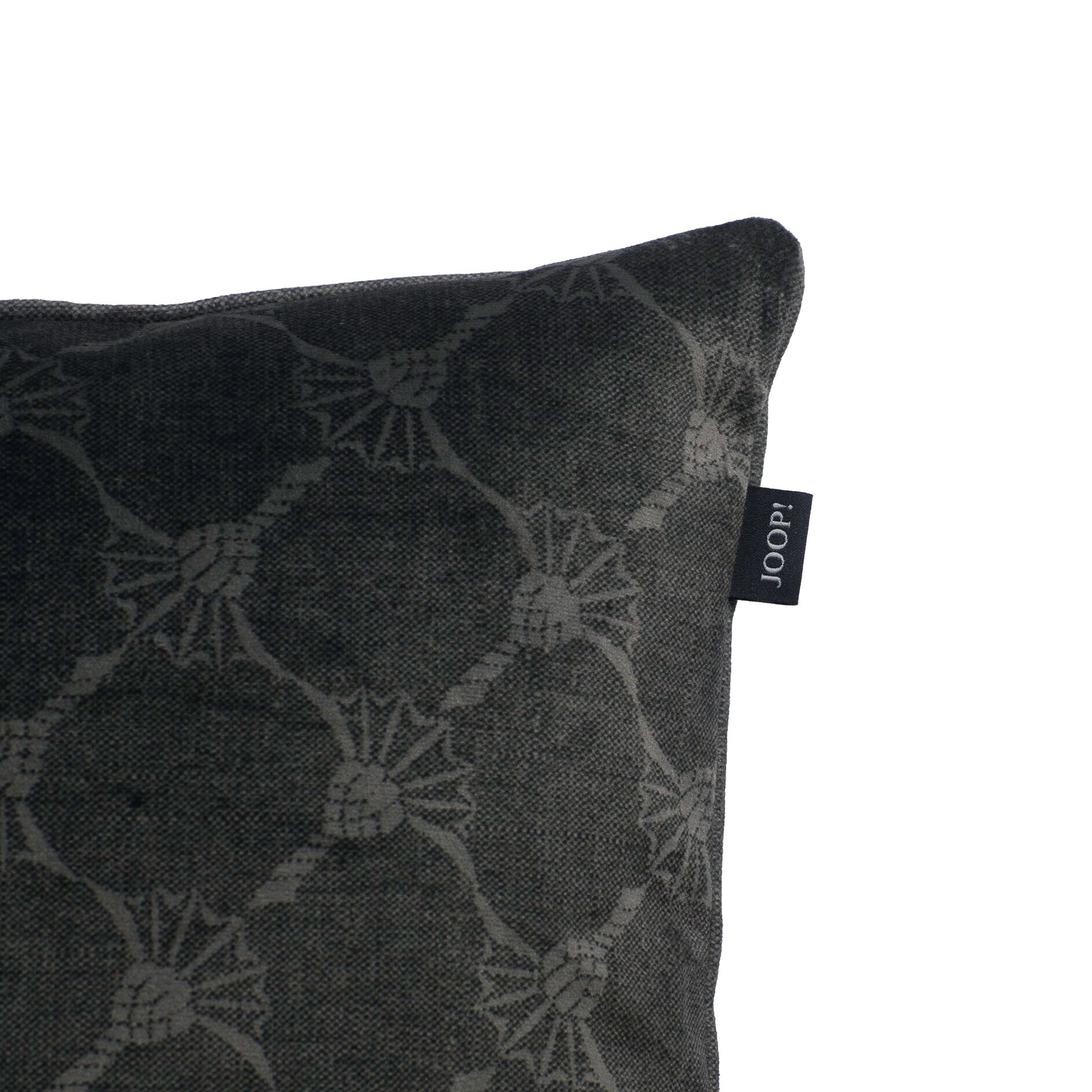 JOOP! FABRICS COLLECTION GRACE Polsterkissen mit Vließfüllung 50x50 cm, Anthrazit