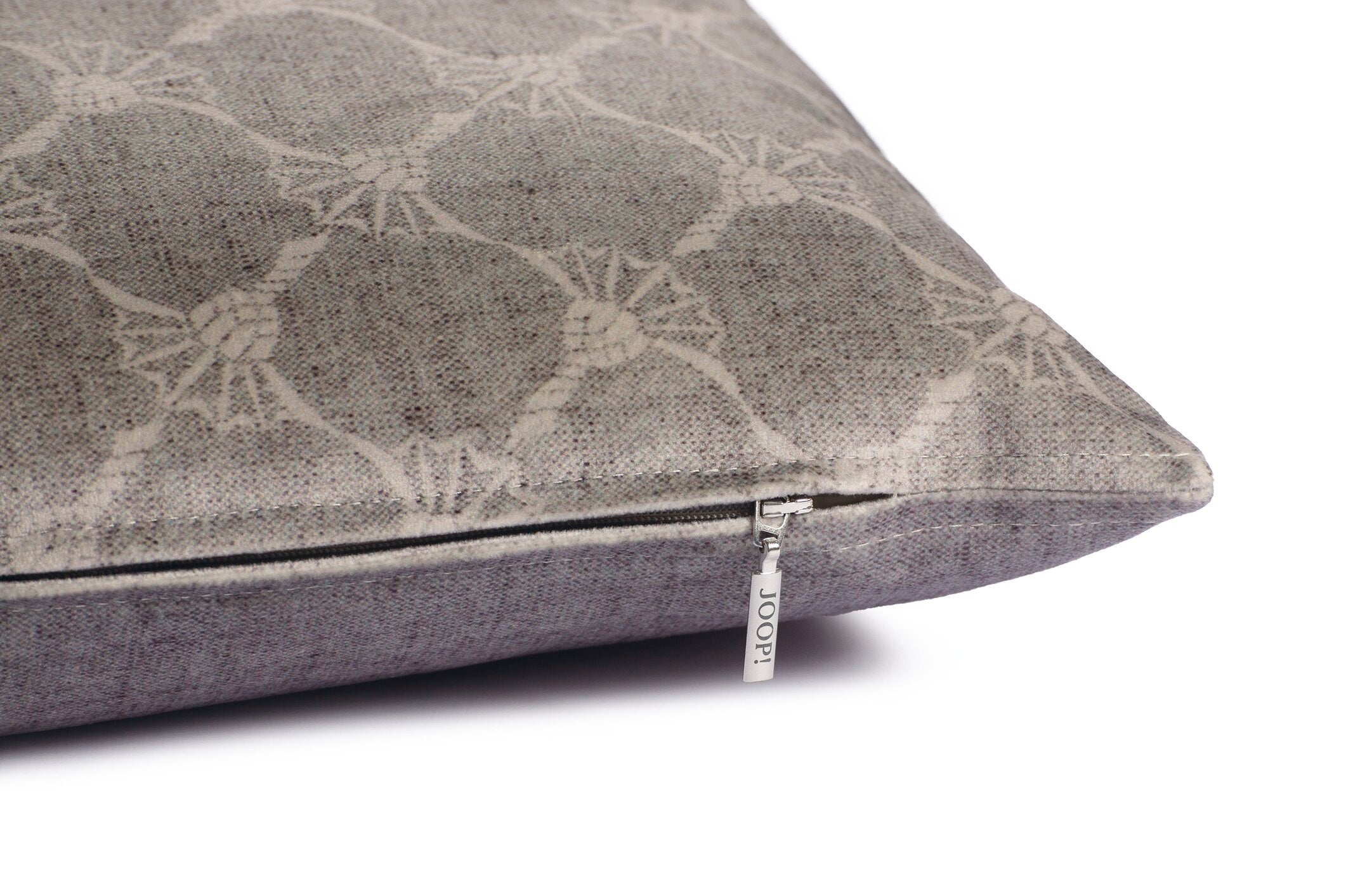 JOOP! FABRICS COLLECTION GRACE Polsterkissen mit Vließfüllung 50x50 cm, Graphit