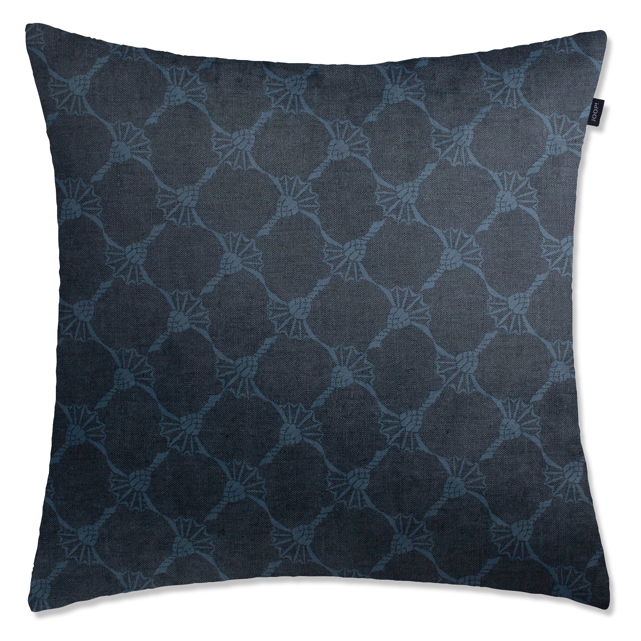 JOOP! FABRICS COLLECTION GRACE Polsterkissen mit Vließfüllung 50x50 cm, Blau