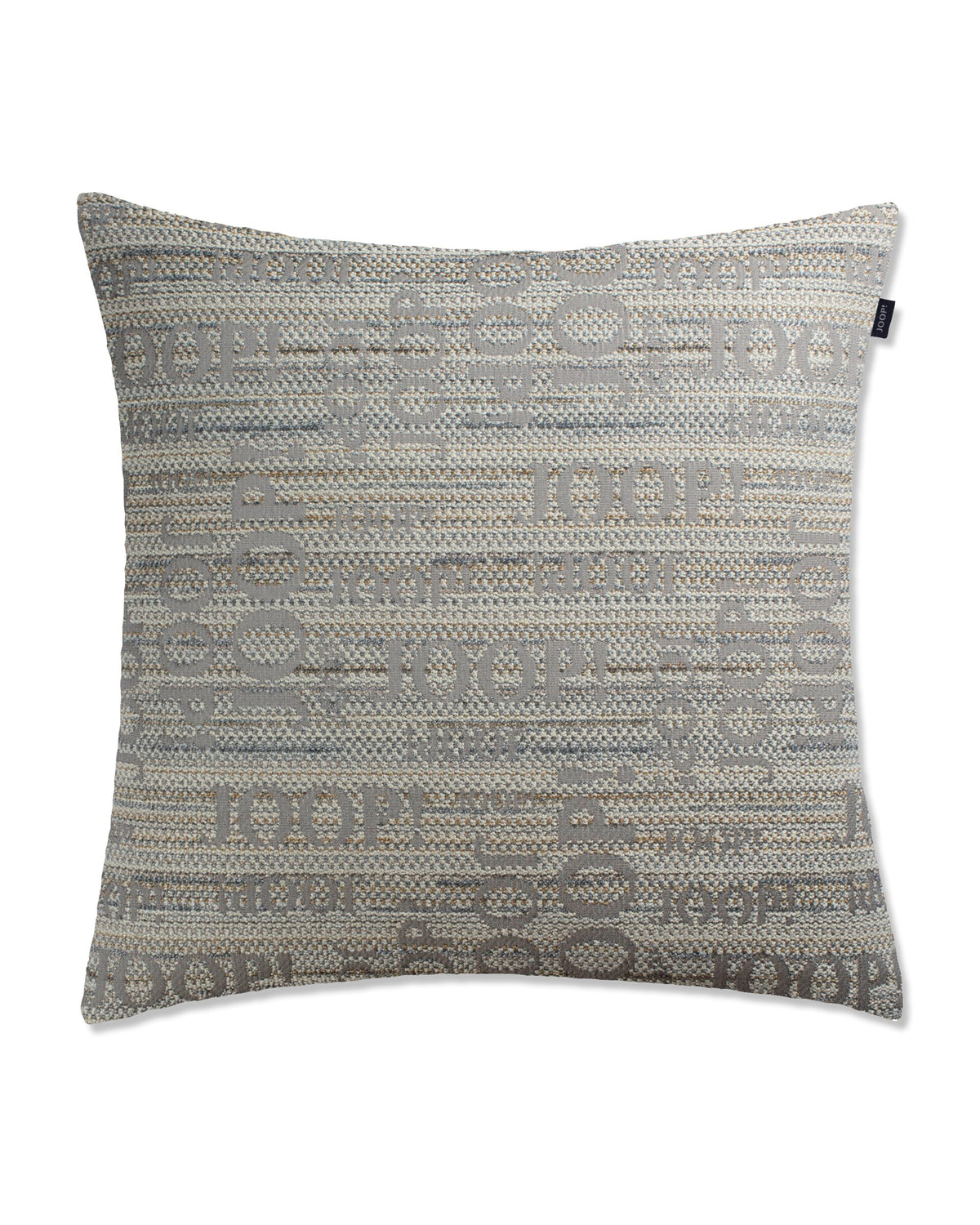 JOOP! FABRICS COLLECTION LOGO STATEMENT Cushions with fleece filling 50x50 cm, Natural