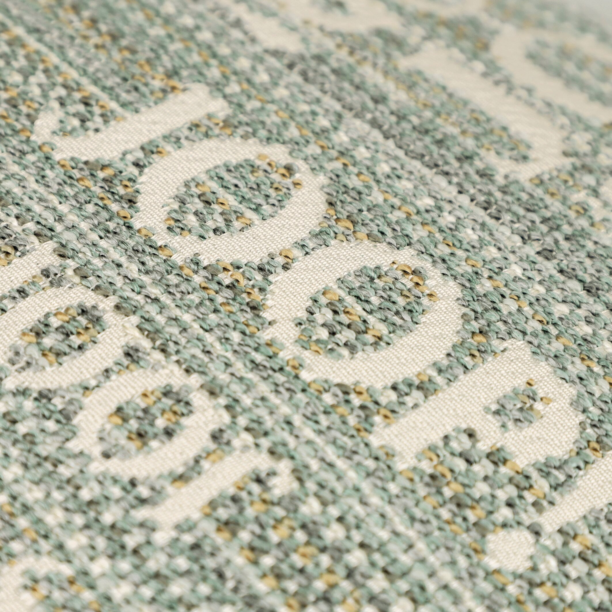 JOOP! FABRICS COLLECTION LOGO STATEMENT Polsterkissen mit Vließfüllung 50x50 cm, Ocean