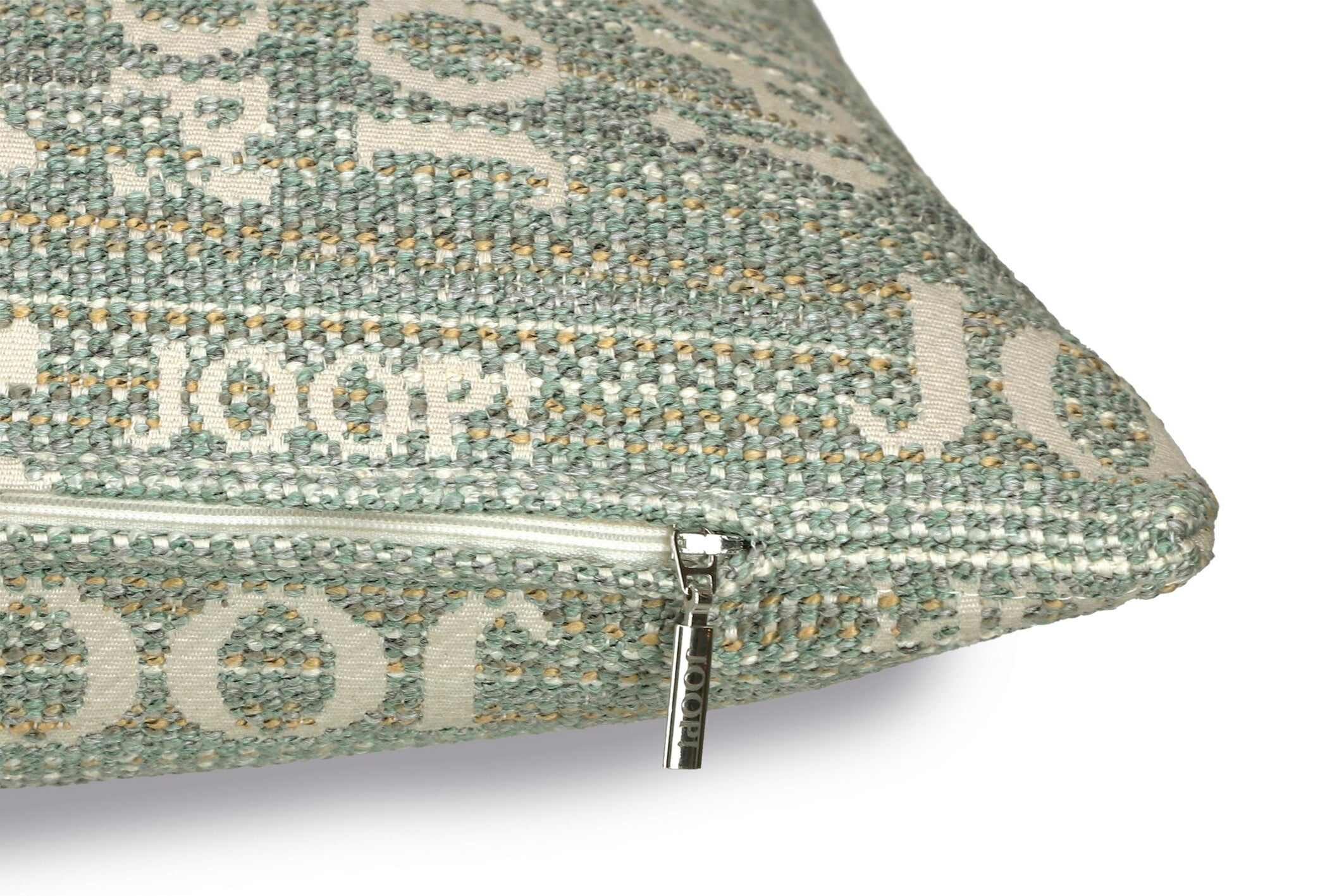 JOOP! FABRICS COLLECTION LOGO STATEMENT Polsterkissen mit Vließfüllung 50x50 cm, Ocean