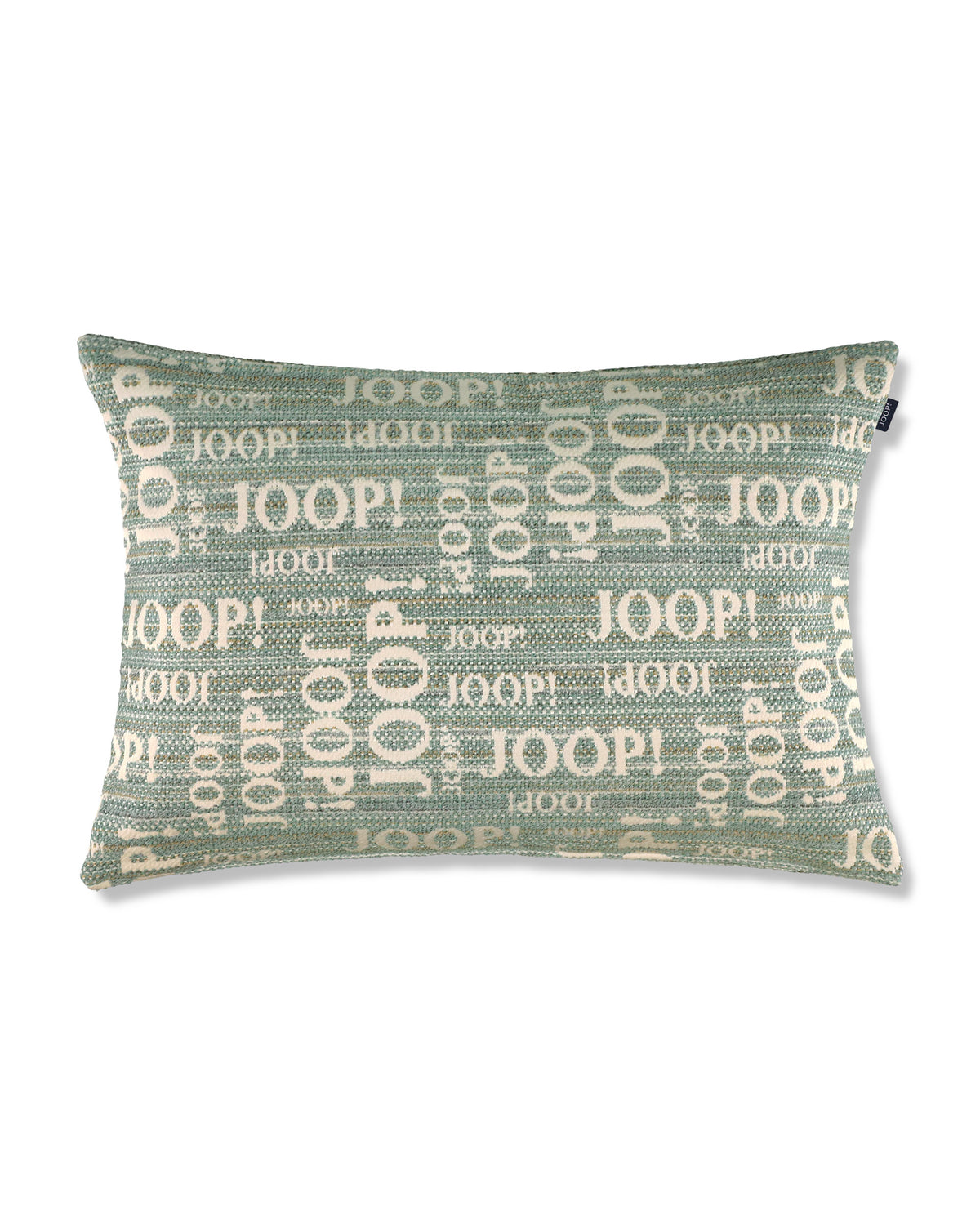 JOOP! FABRICS COLLECTION LOGO STATEMENT Polsterkissen mit Vliesfüllung 40x60 cm, Ocean