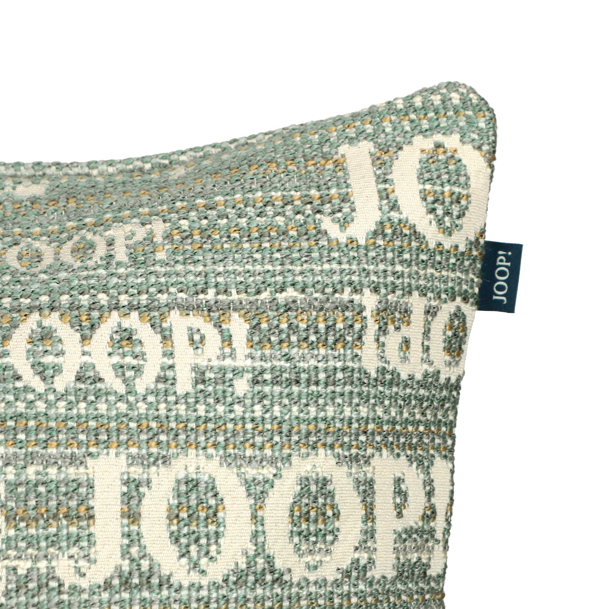 JOOP! FABRICS COLLECTION LOGO STATEMENT Polsterkissen mit Vließfüllung 40x60 cm, Ocean