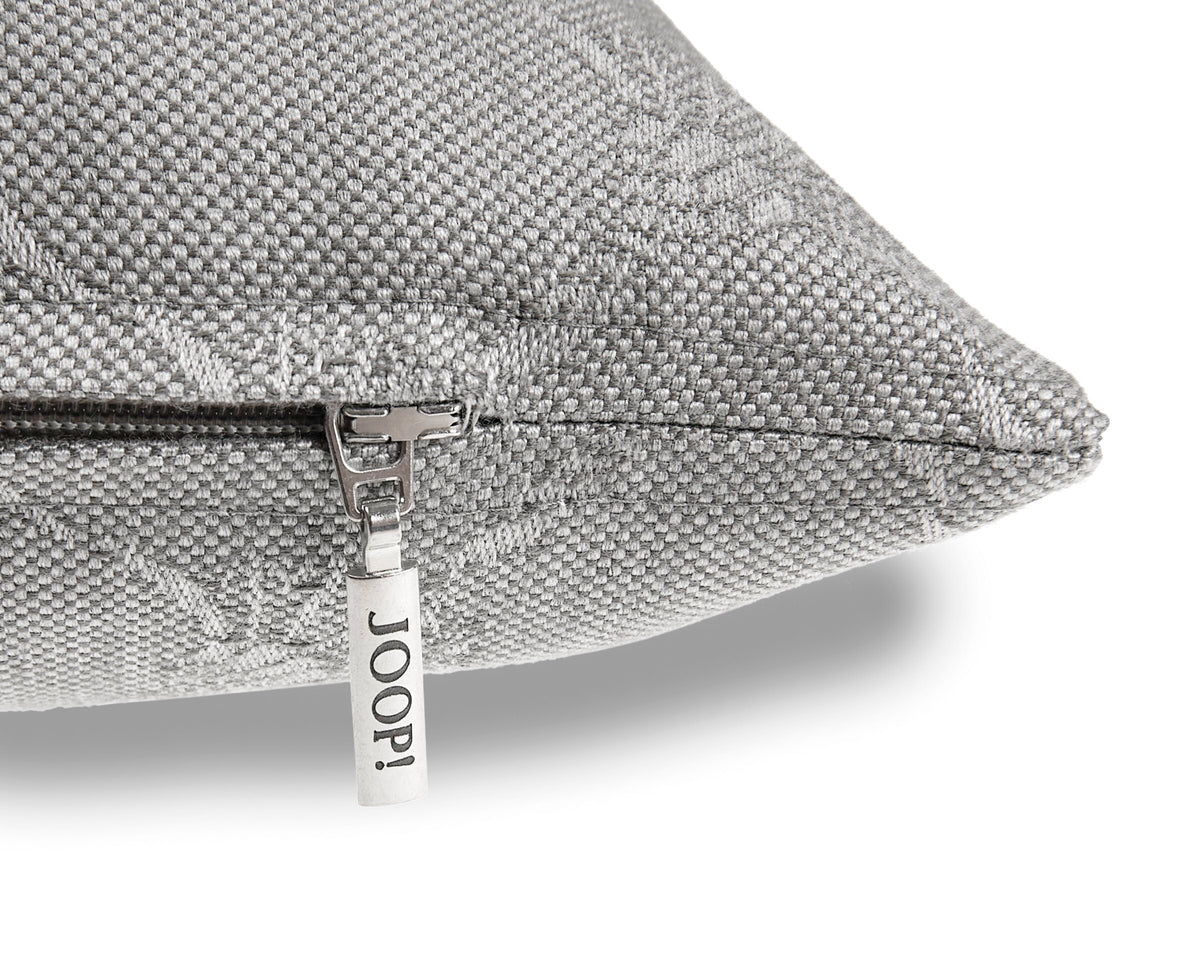 JOOP! FABRICS OUTDOOR MODEST CORNFLOWER Polsterkissen mit Vliesfüllung 50x50 cm, Stein