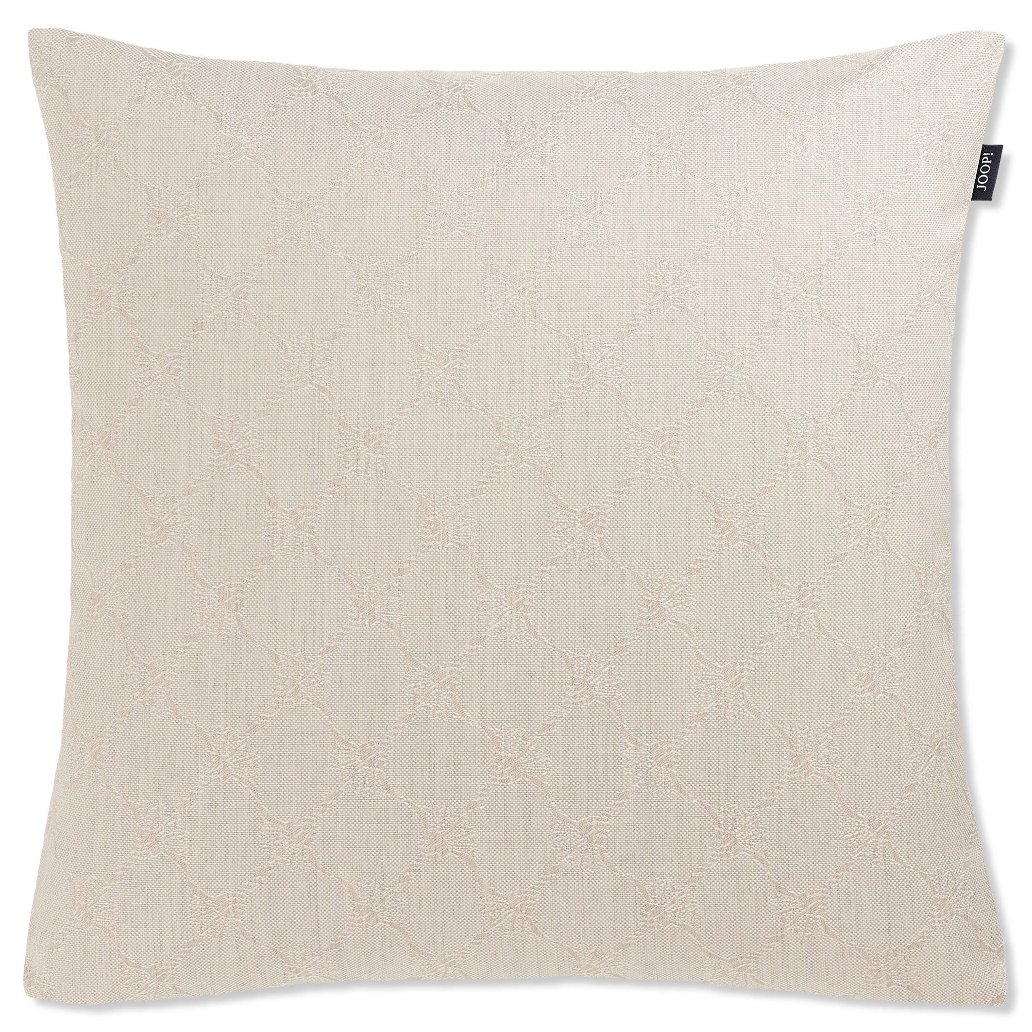 JOOP! FABRICS OUTDOOR MODEST CORNFLOWER Polsterkissen mit Vließfüllung 50x50 cm, Natur