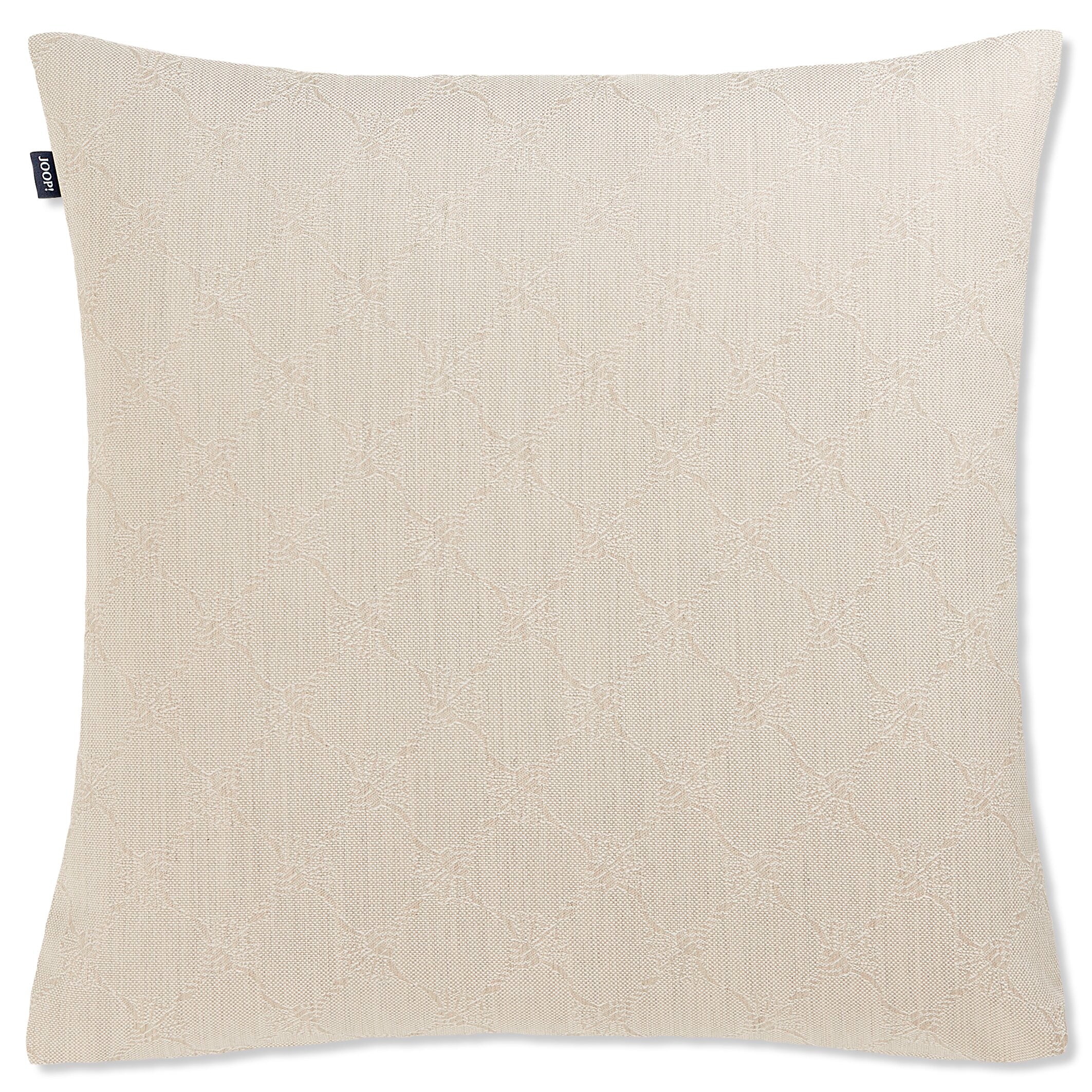 JOOP! FABRICS OUTDOOR MODEST CORNFLOWER Polsterkissen mit Vließfüllung 50x50 cm, Natur