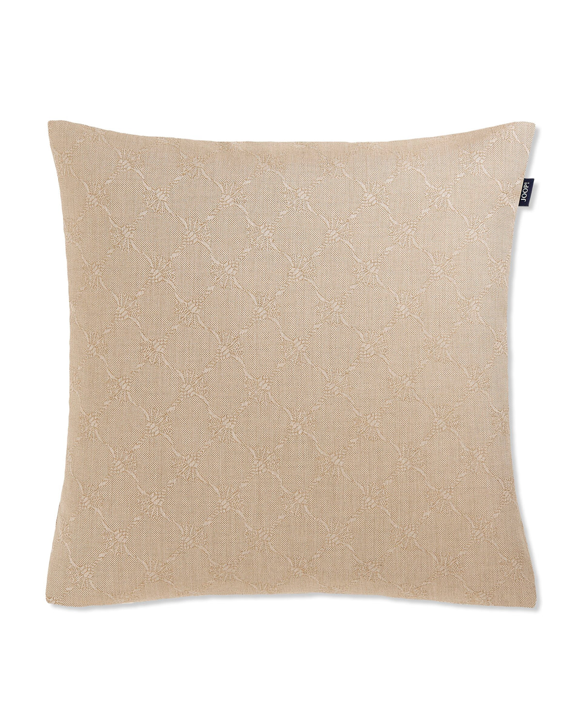 JOOP! FABRICS OUTDOOR MODEST CORNFLOWER Polsterkissen mit Vliesfüllung 50x50 cm, Sand